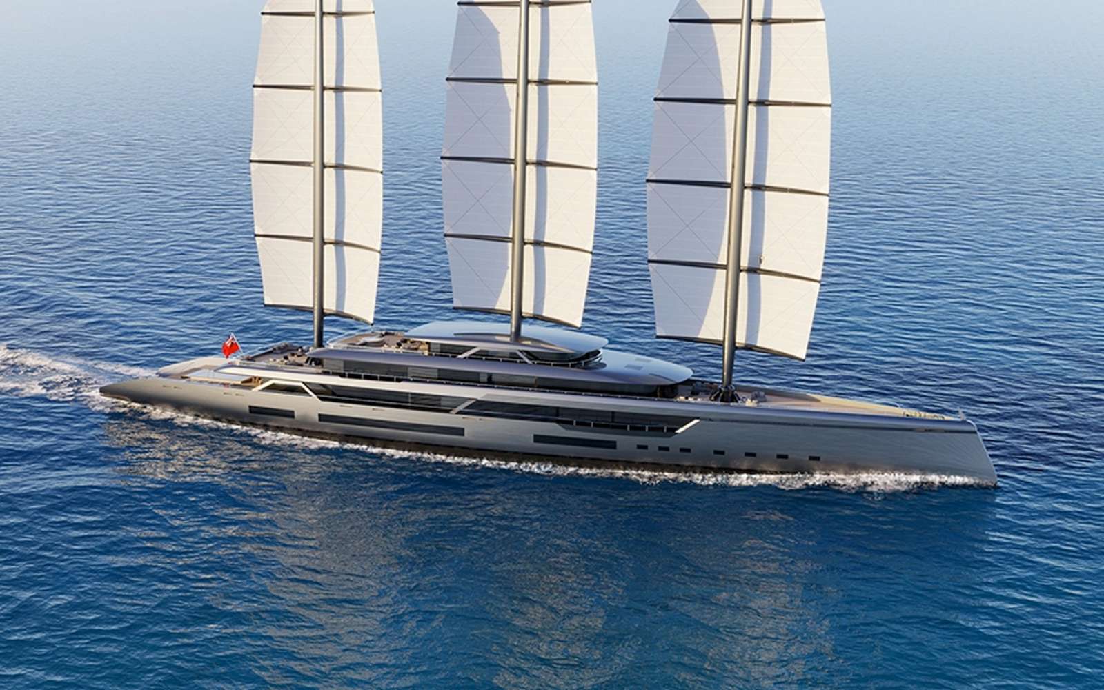 À la fois yacht et voilier, ce navire génère sa propre électricité !