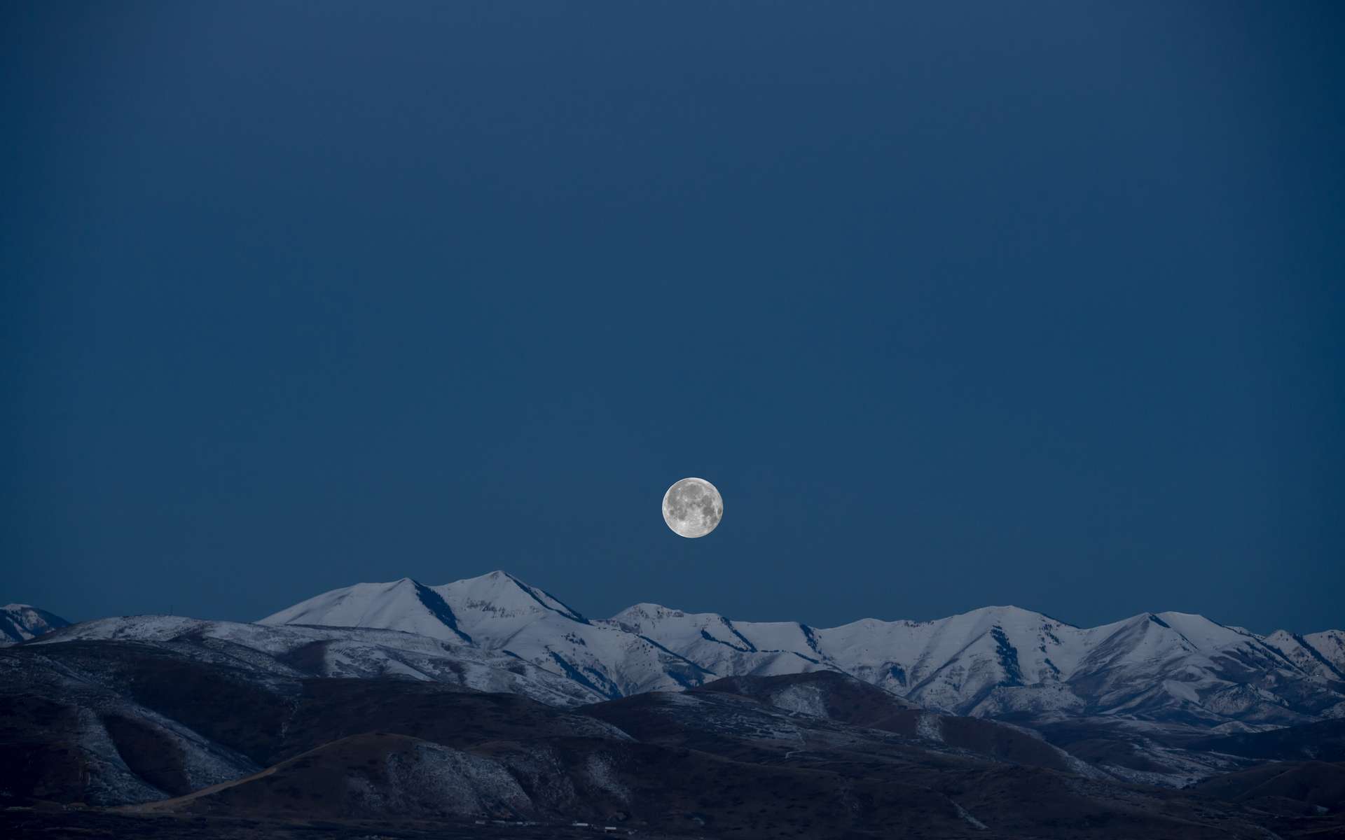 Pleine Lune de février, ou « Snow Moon », pour les Amérindiens. © Unsplash