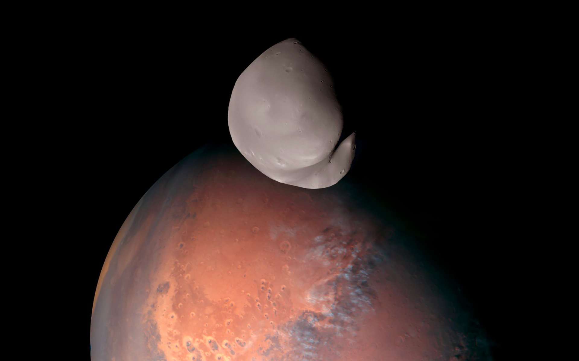 Un regard inédit sur la lune de Mars Deimos et ses origines mystérieuses
