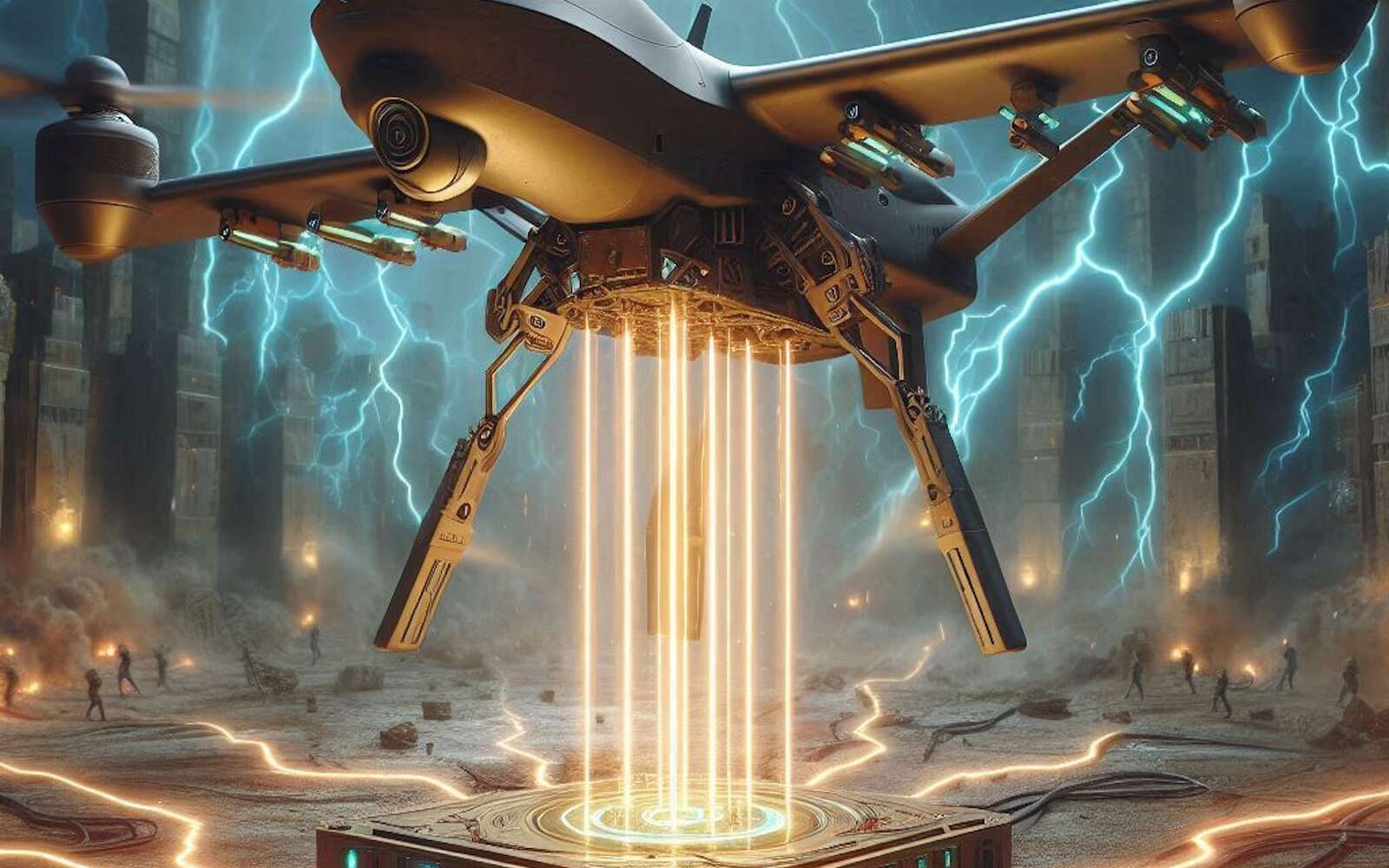 La Darpa veut recharger ses drones en plein vol avec un faisceau électromagnétique