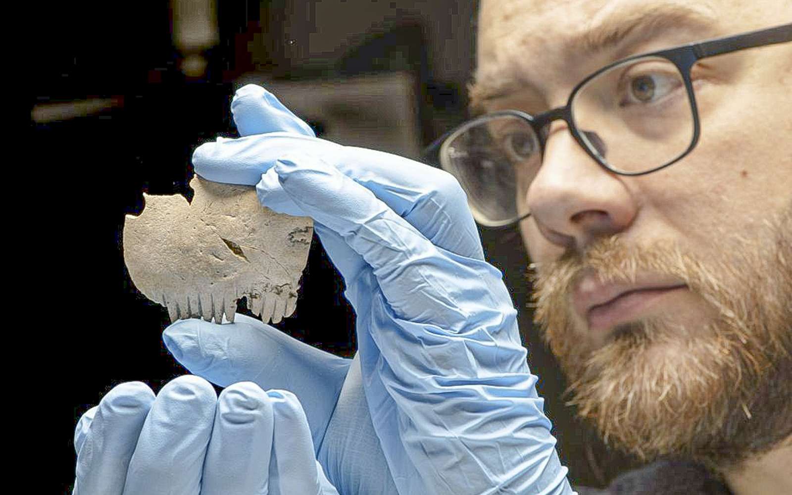 Un peigne en os humain découvert sur un site de l'âge du fer