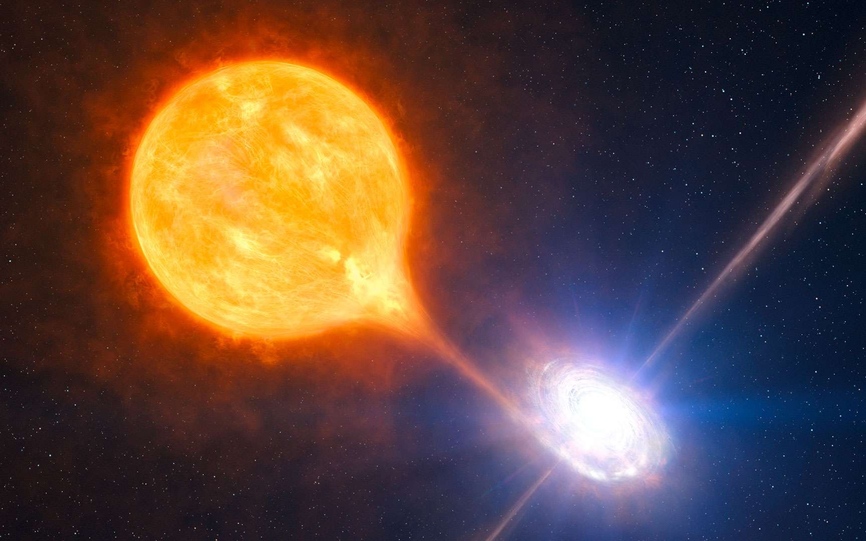La rencontre apocalyptique entre une étoile et un trou noir