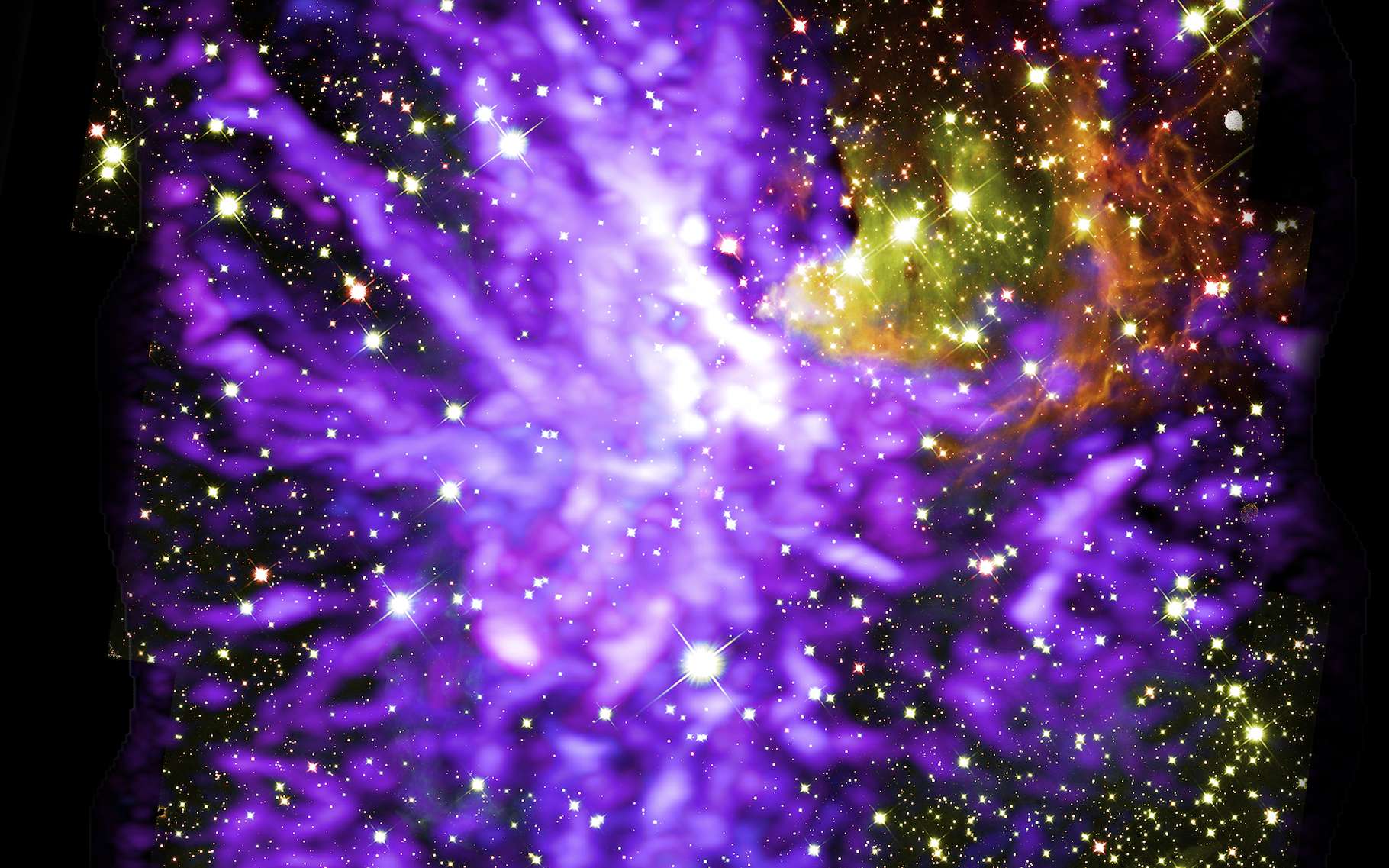 Magnifique : un feu d'artifice stellaire à 8.000 années-lumière de la Terre !