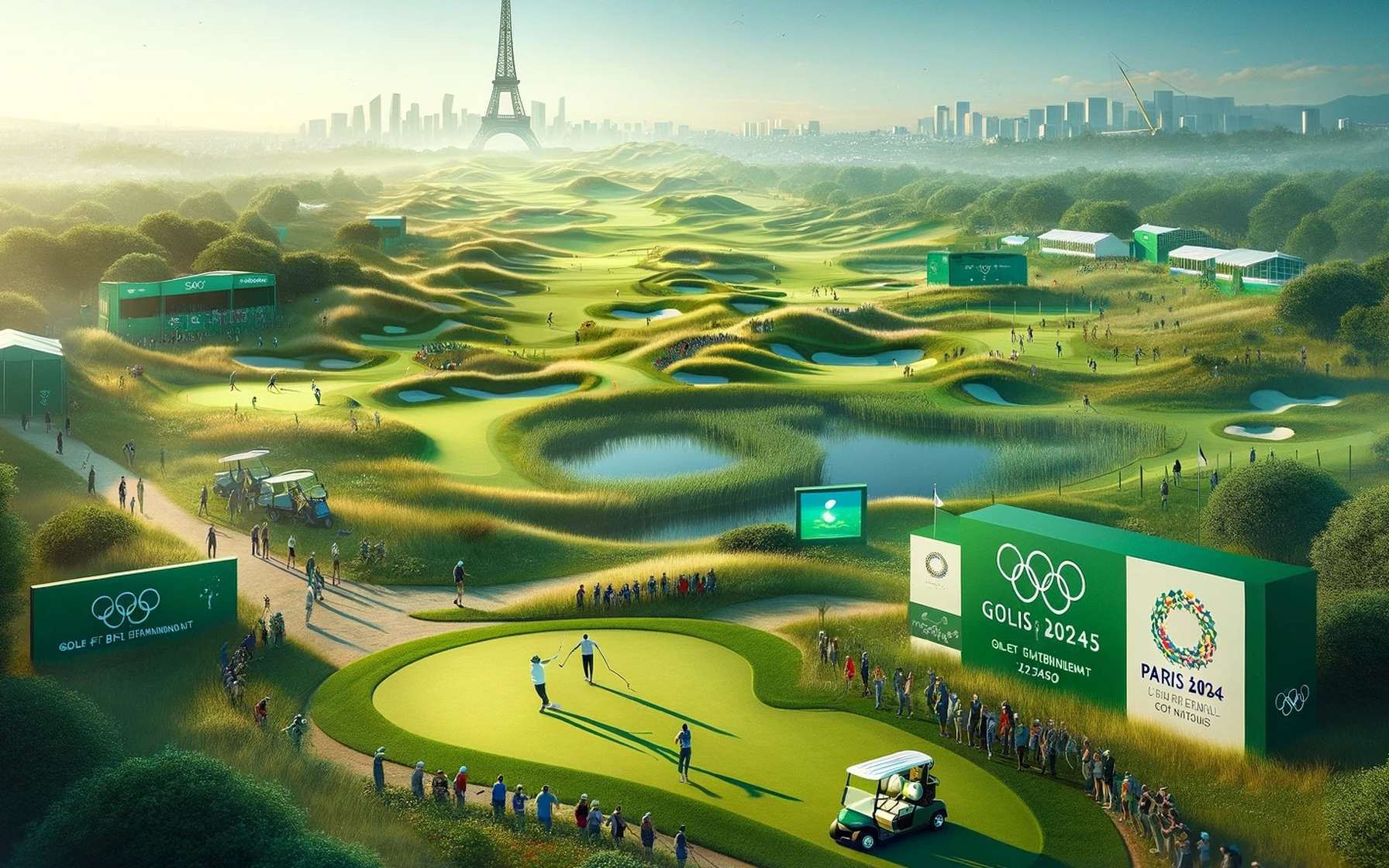 JO 2024 : le golf swingue entre écologie et controverse à Paris