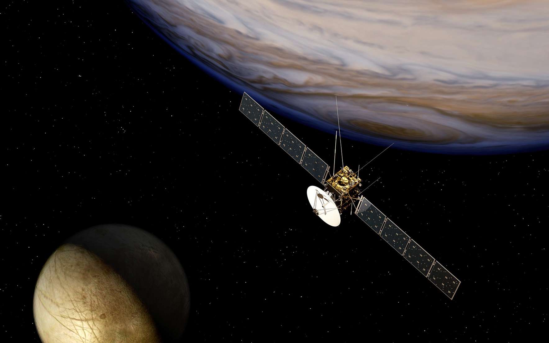 Visit the JUS Space Probe That Will Detect Jupiter’s Icy Moons