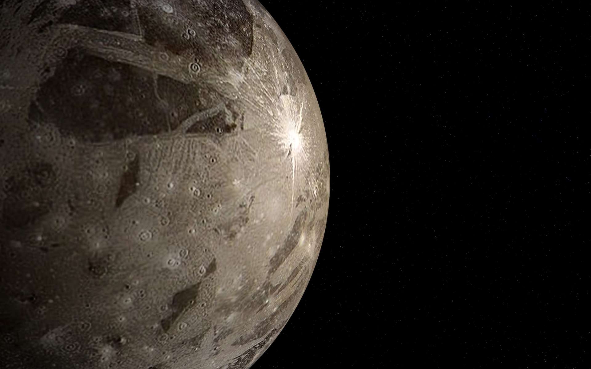 James-Webb révèle d'étonnants détails de la surface de Ganymède