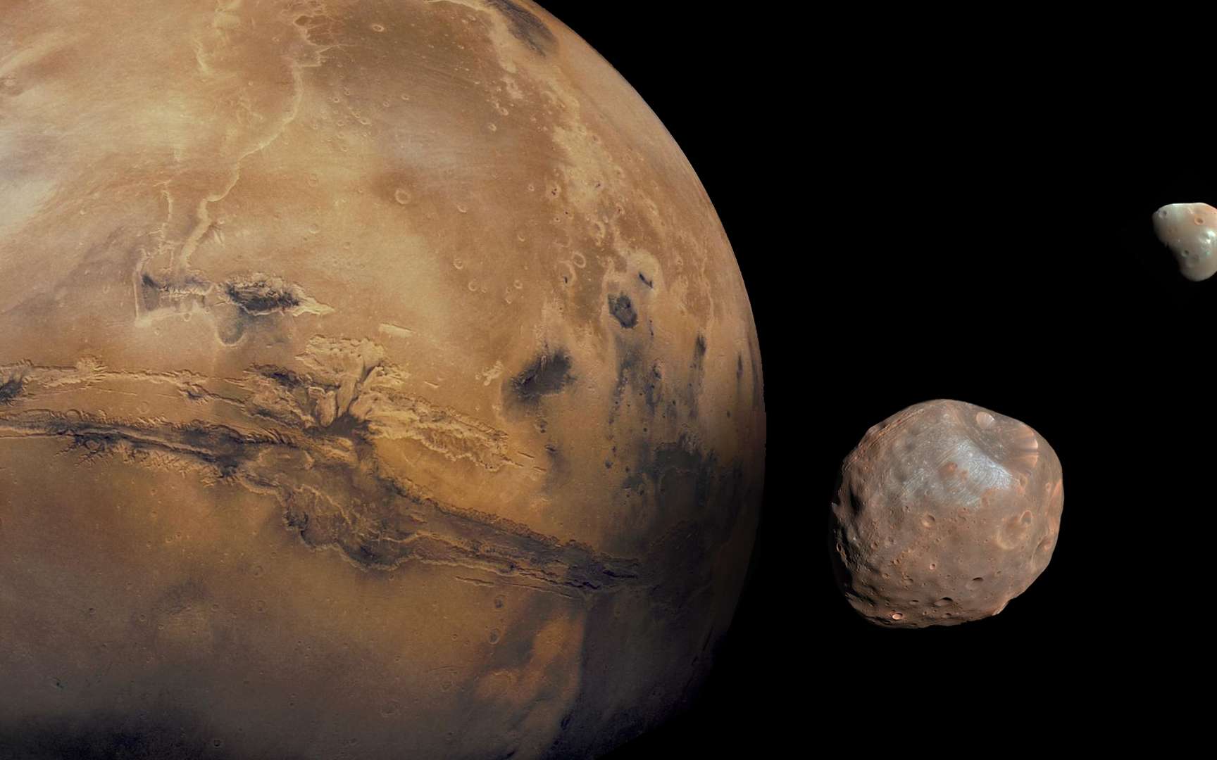 Les lunes de Mars seraient une comète coupée en deux !