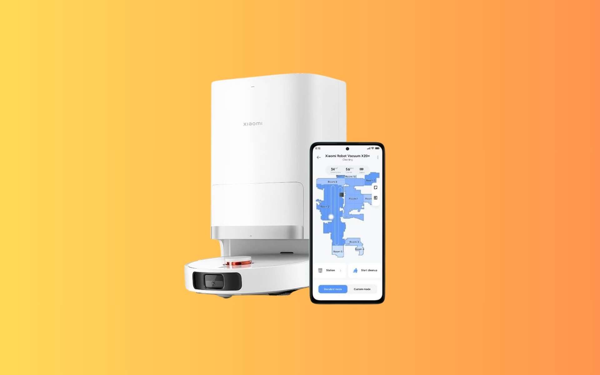 Xiaomi X20+ : l'aspirateur robot intelligent en promo pour la rentrée AliExpress