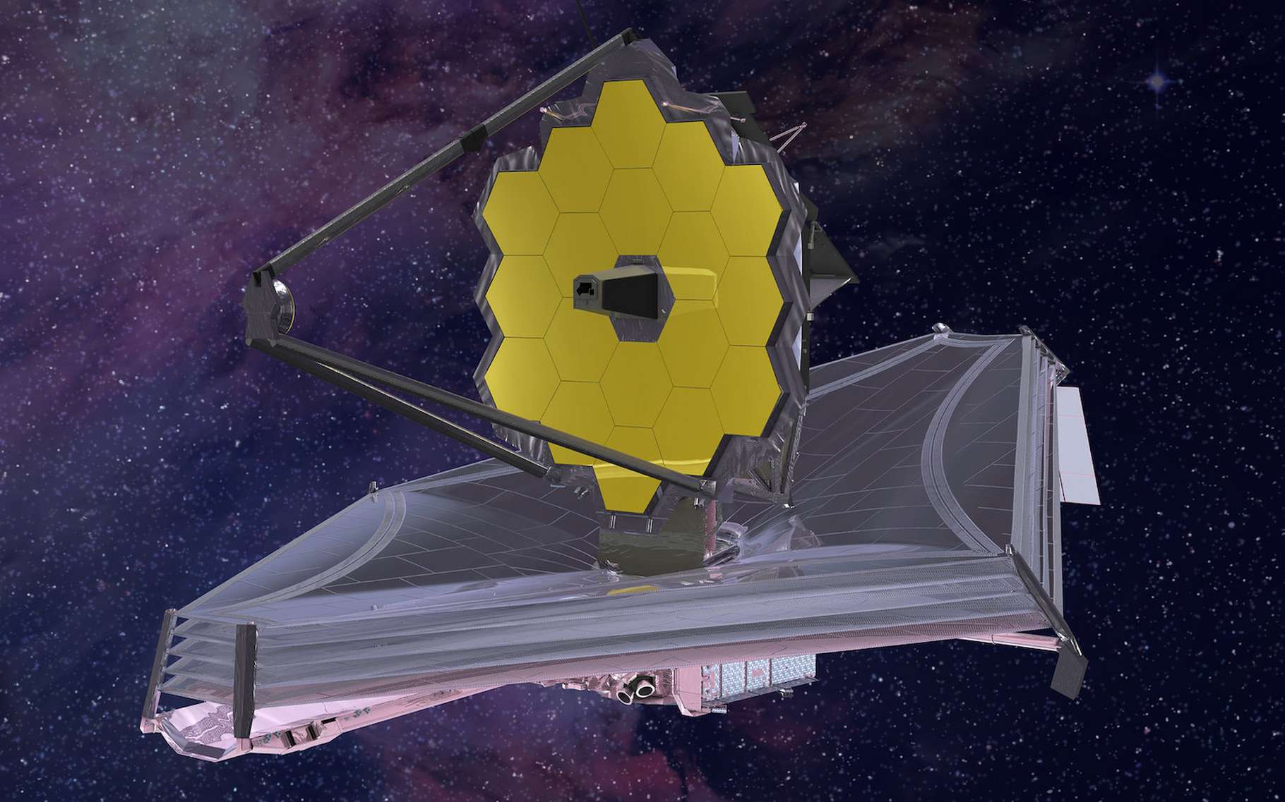 Le télescope spatial James-Webb. @ Nasa