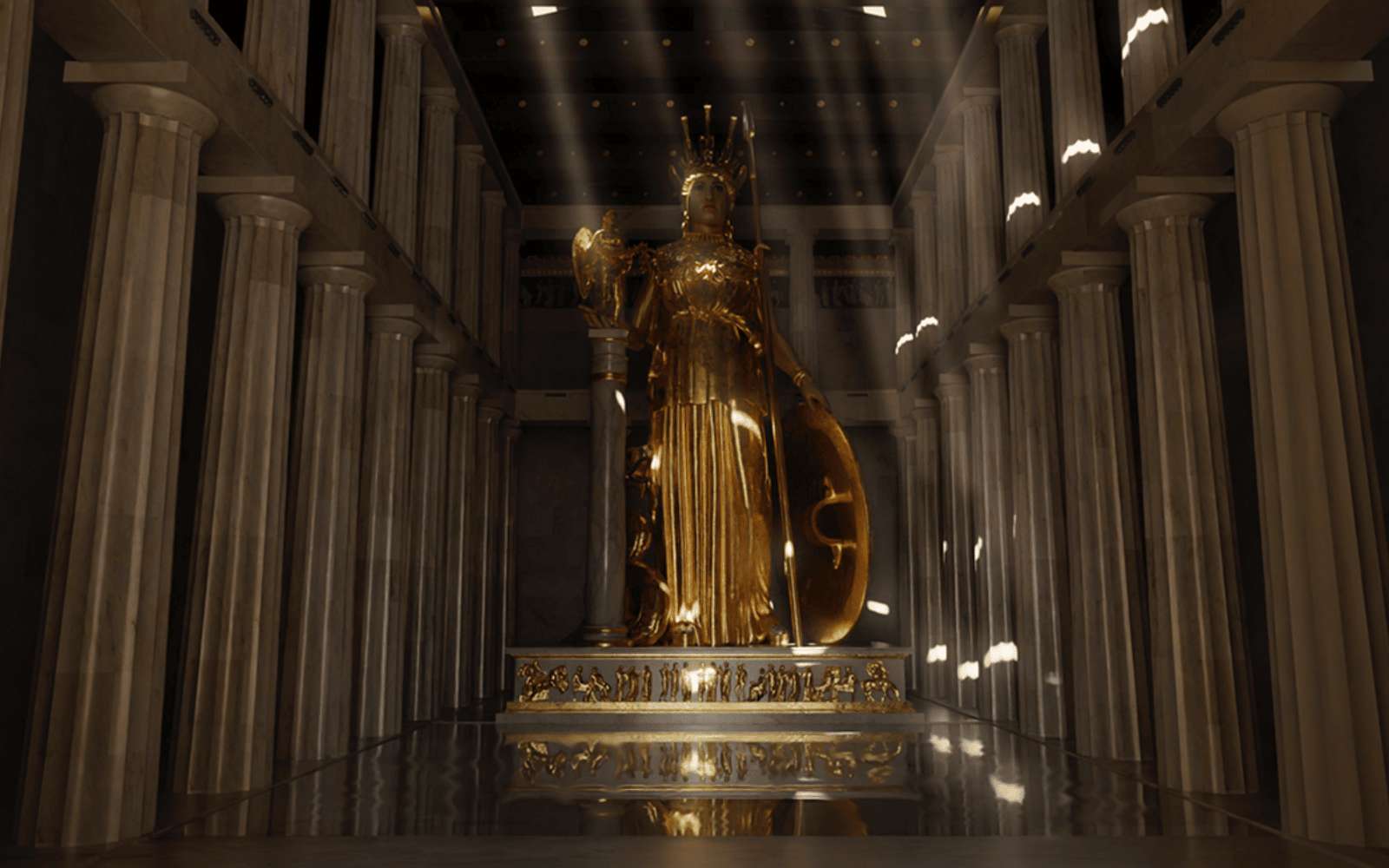 Le Parthénon dans toute sa splendeur : ils ont recréé l'ambiance du temple comme personne ne l'avait vu depuis 2 000 ans !