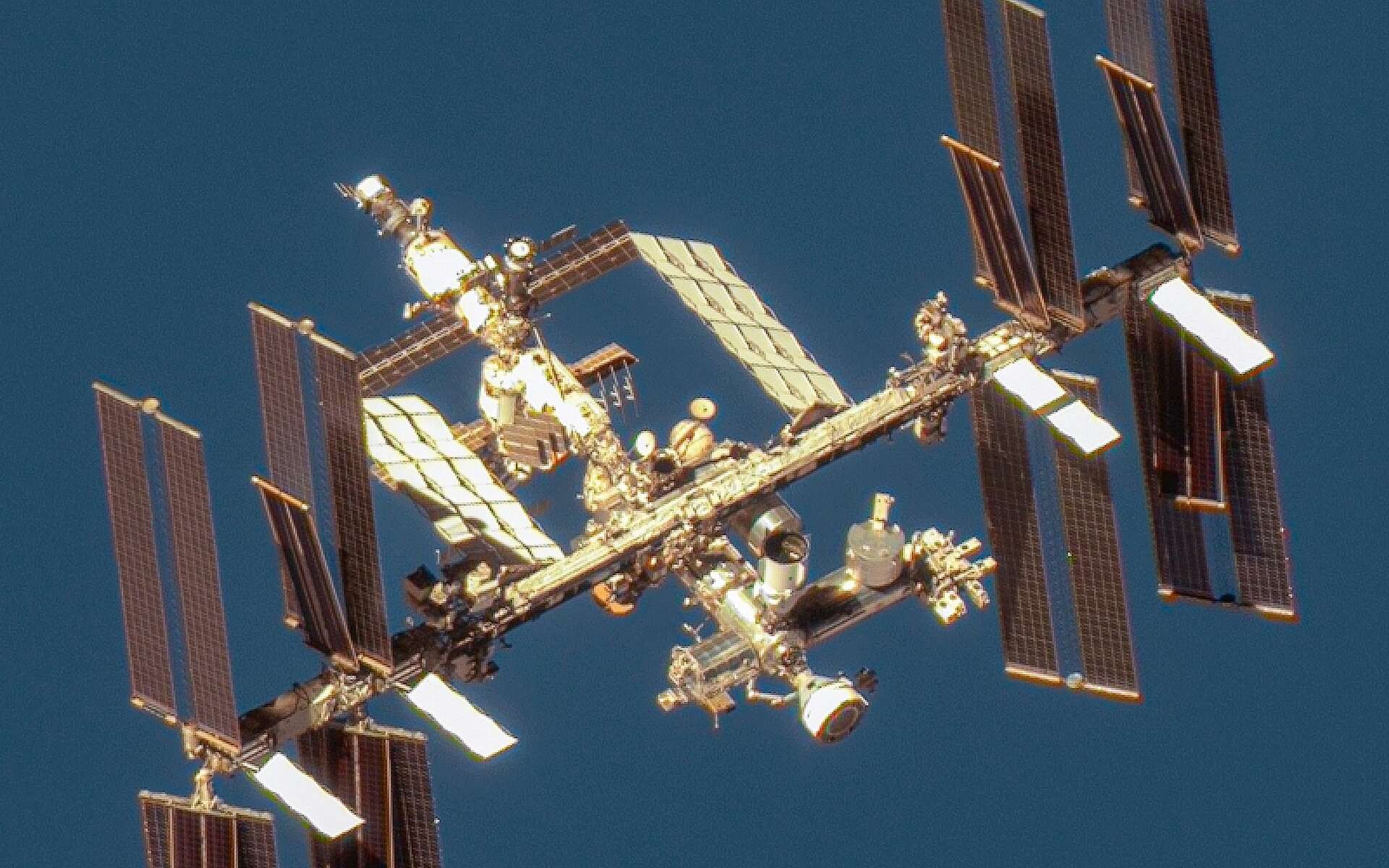 Image époustouflante de la Station spatiale en orbite prise par un satellite