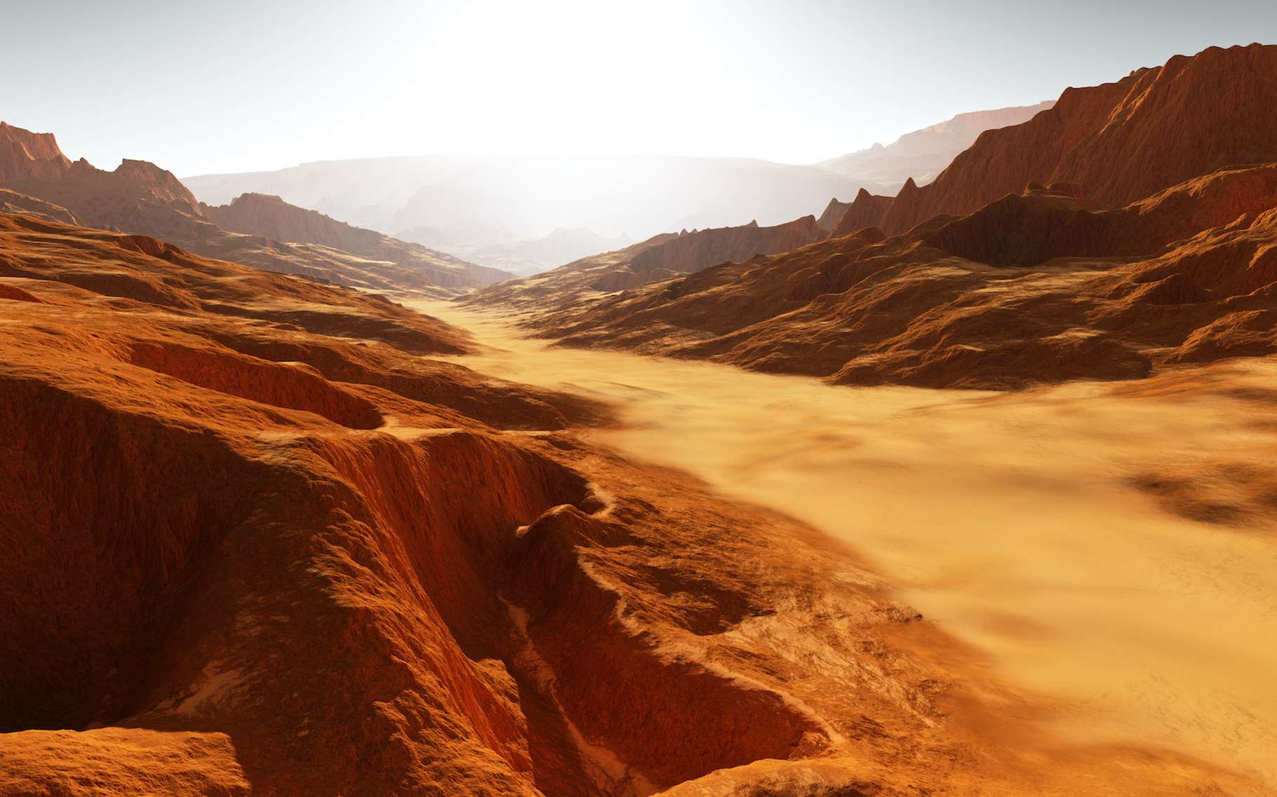 Des inondations catastrophiques ont façonné le visage de Mars en quelques semaines !