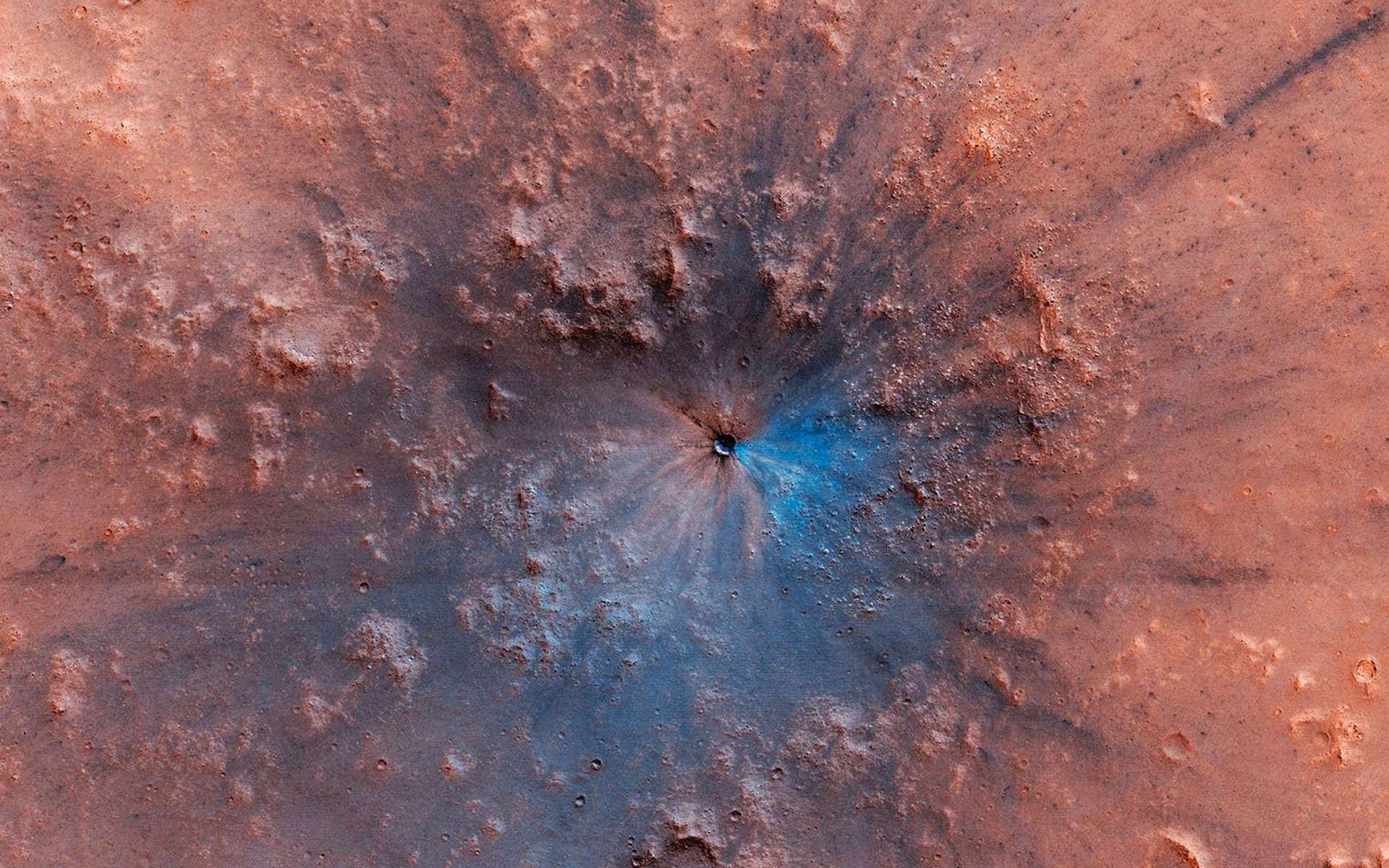 Mars : Insight a enregistré la chute d'une météorite jusqu'à son impact sur le sol !
