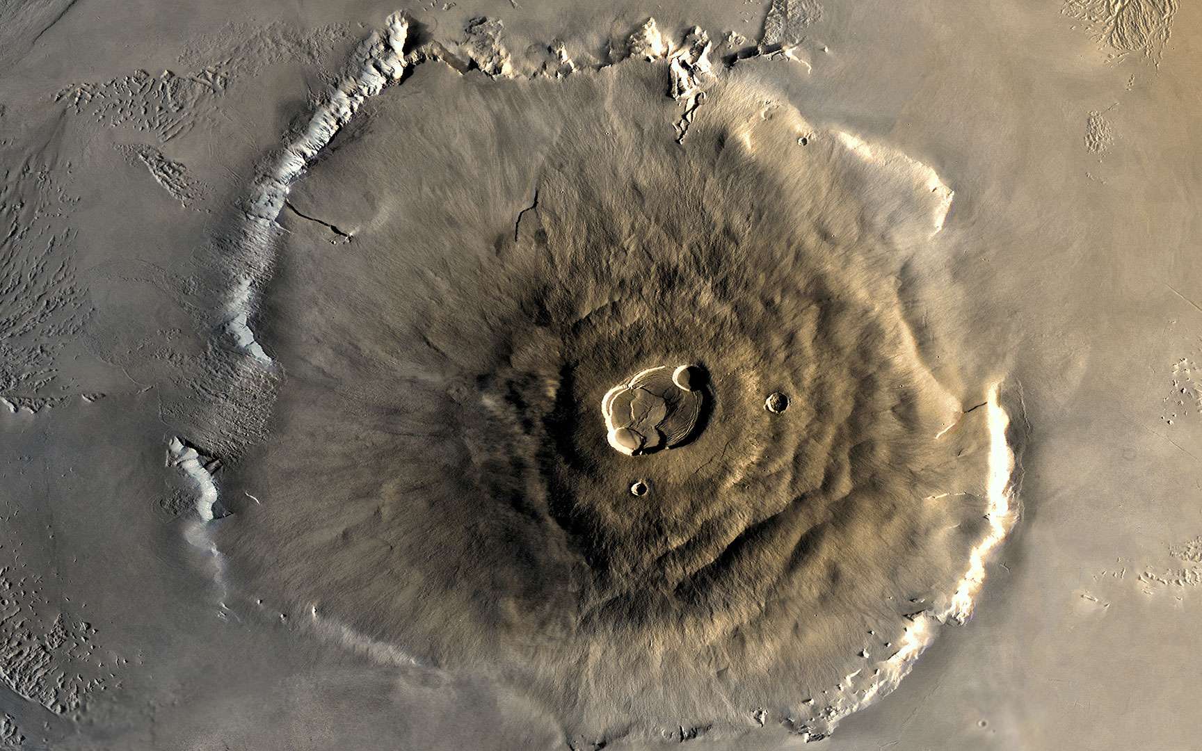 Mars : découvrez Olympus Mons, le plus grand volcan du Système solaire