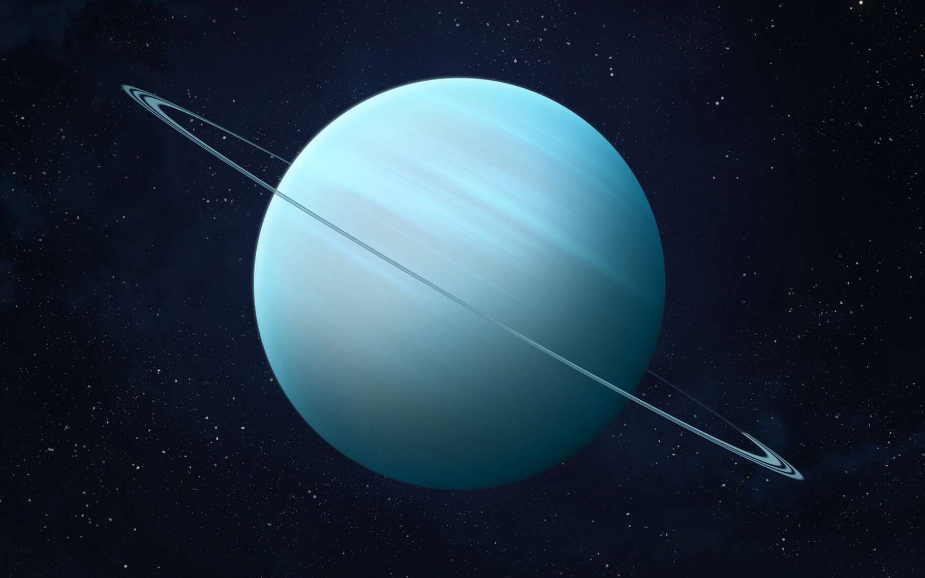 Uranus montre enfin son puissant cyclone caché au pôle nord depuis des décennies