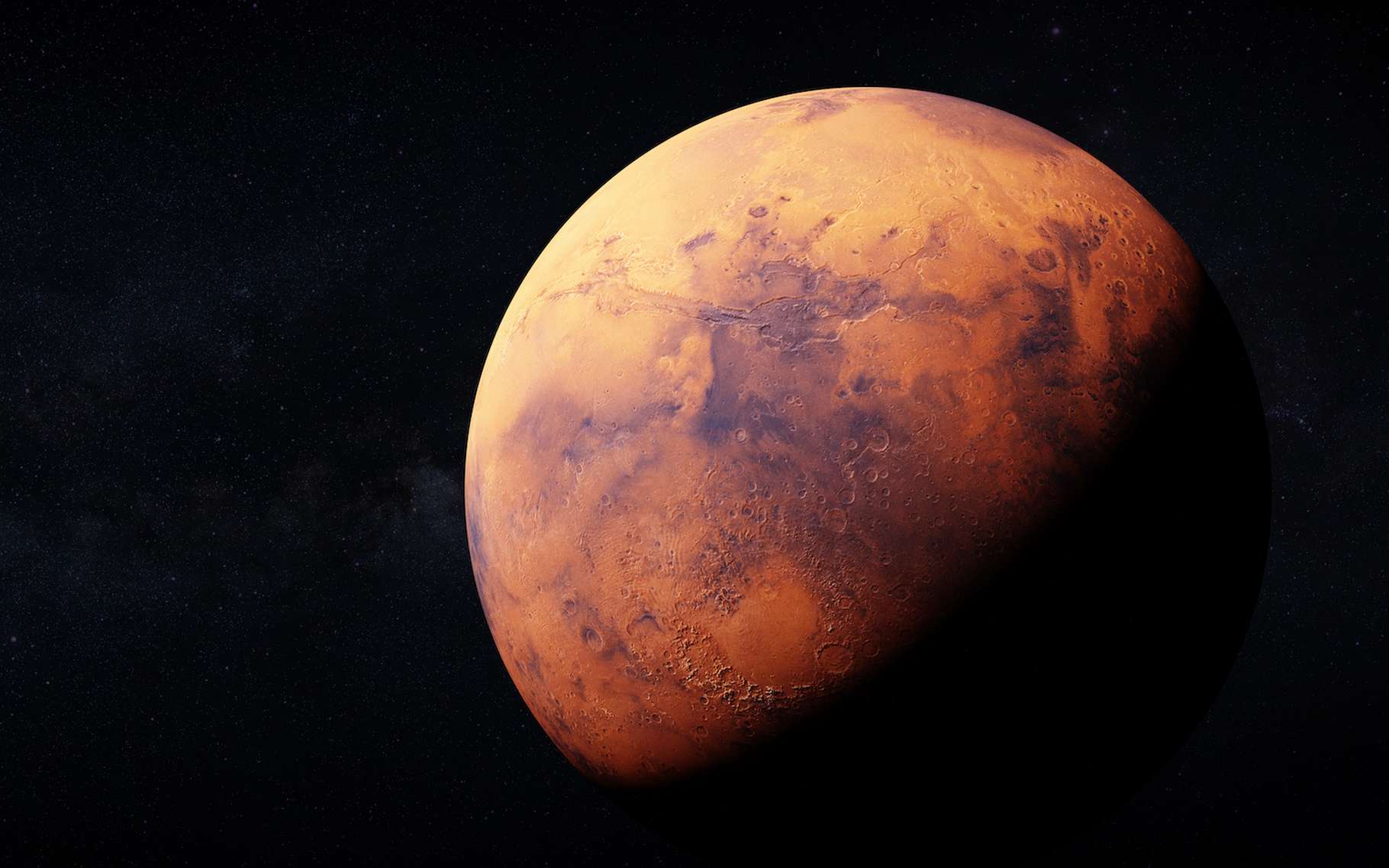 Premiers regards du télescope spatial James-Webb sur notre voisine Mars