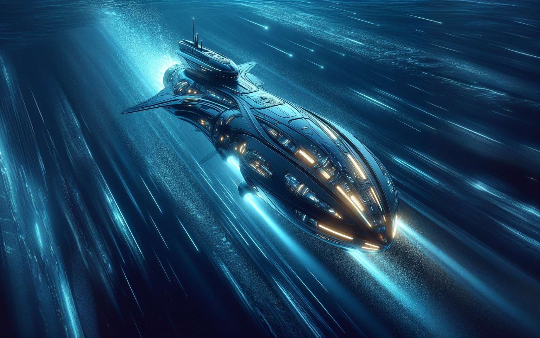 La Chine développe des sous-marins à propulsion laser qui pourraient atteindre la vitesse du son !