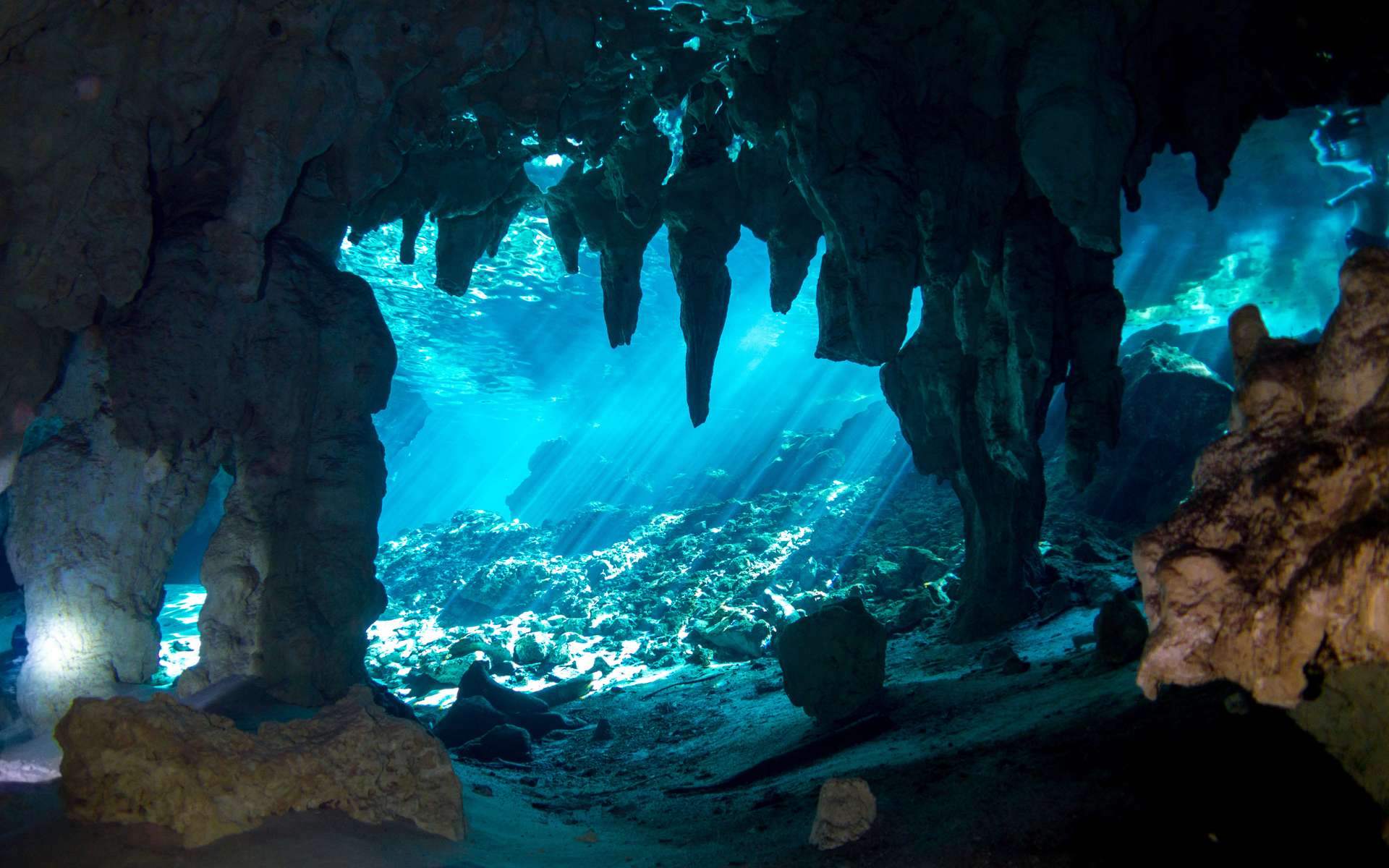 Les concrétions des grottes inondées aident à caractériser les variations du niveau marin sur les derniers millénaires © Sabrina, Adobe Stock