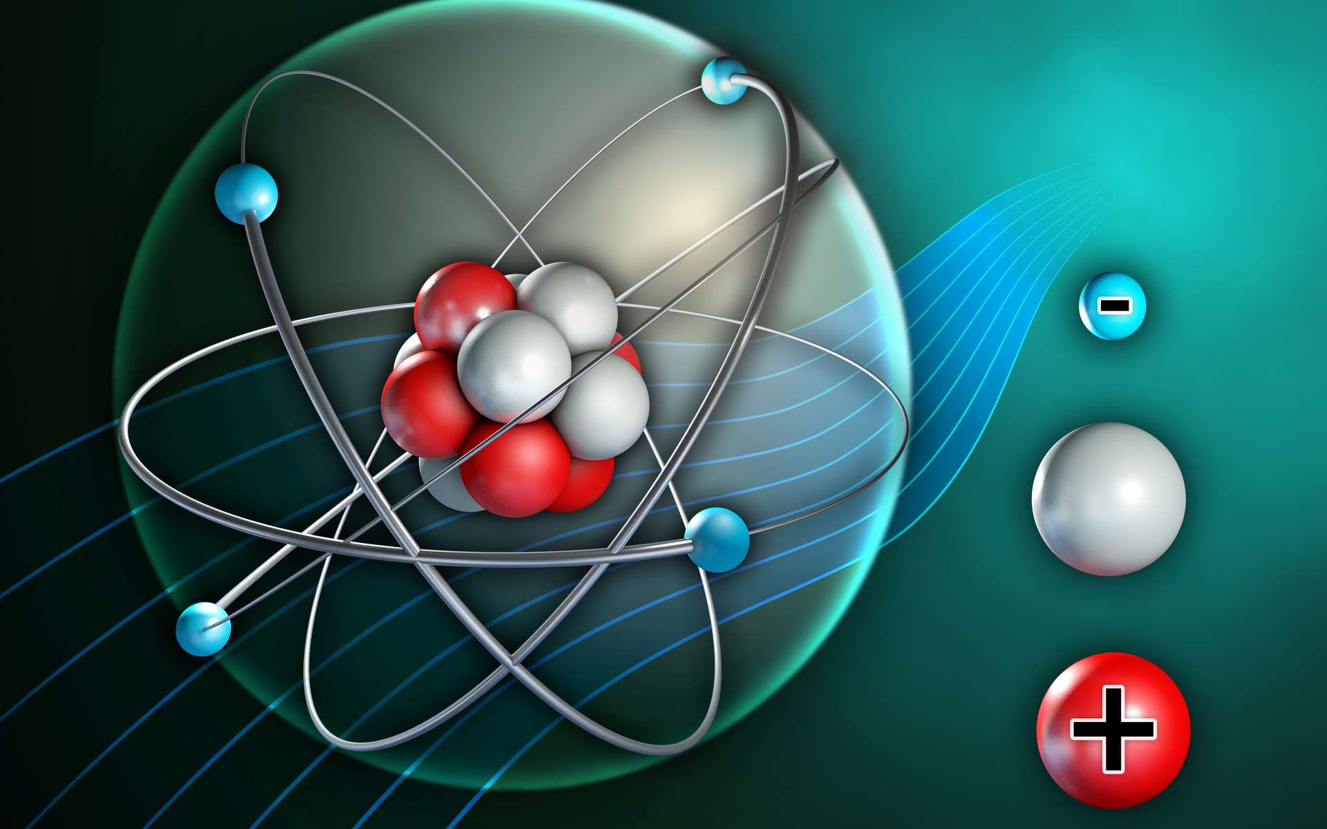Atome. Физика. Атом. 3d модель атома. Атом заставка.