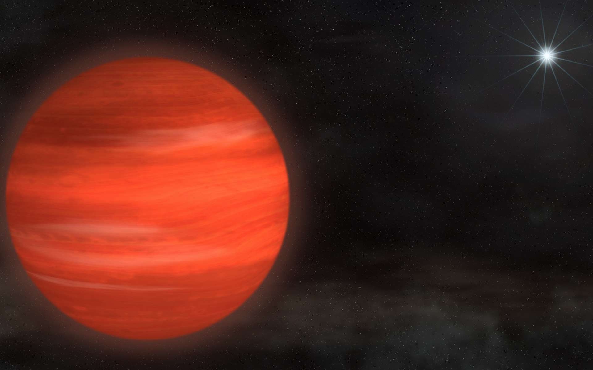 La surface d'une super-Jupiter est plus chaude que celle du Soleil