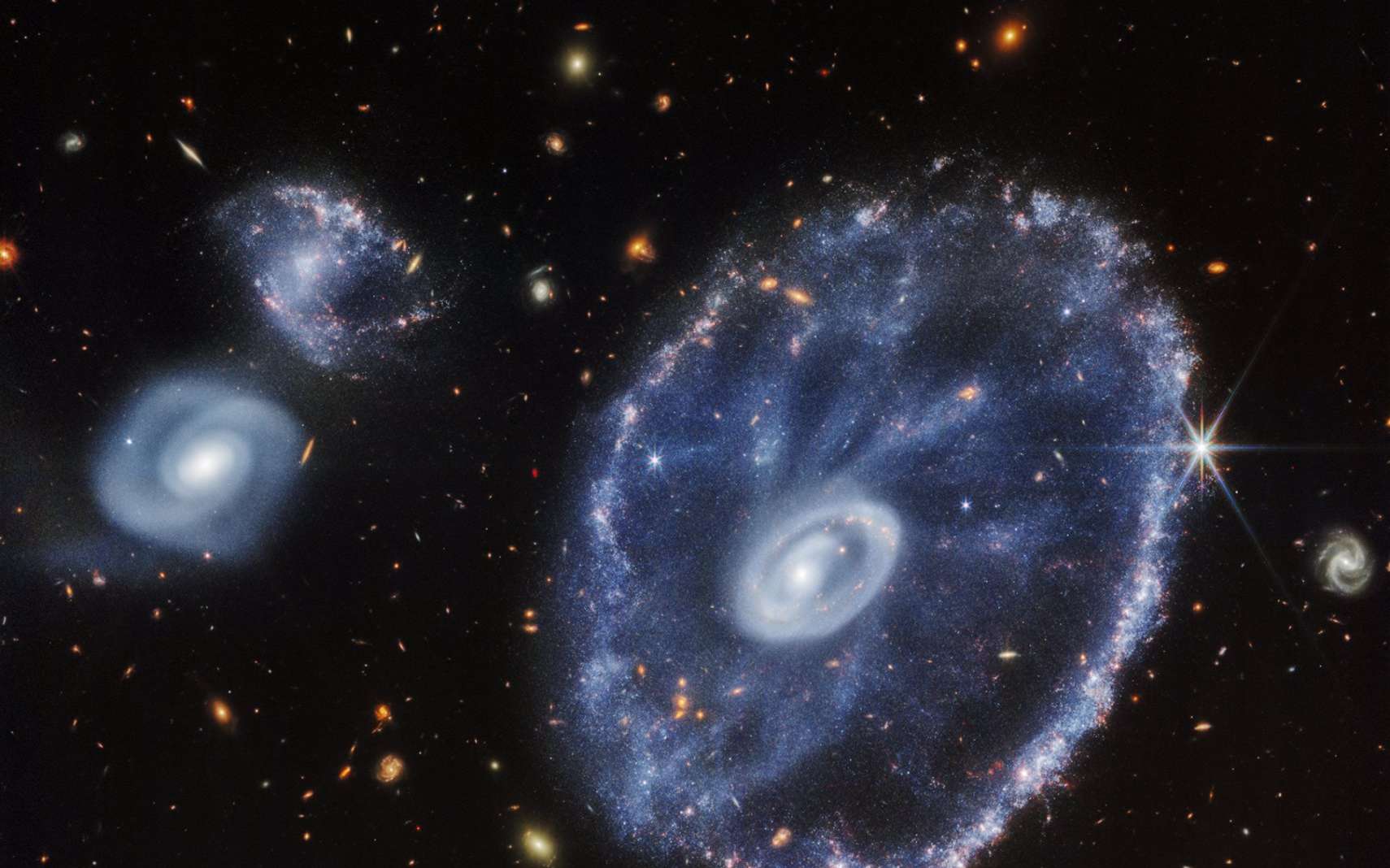 Des anneaux galactiques photographiés par le télescope James-Webb pour les JO !