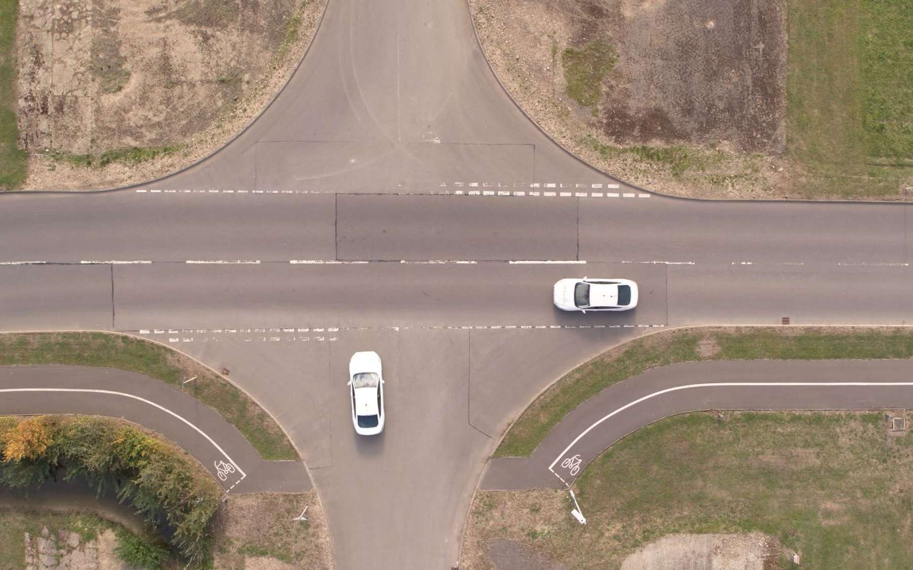 Ford va tester son système de communication véhicule à véhicule dans la ville de Milton Keynes au Royaume-Uni. © Ford