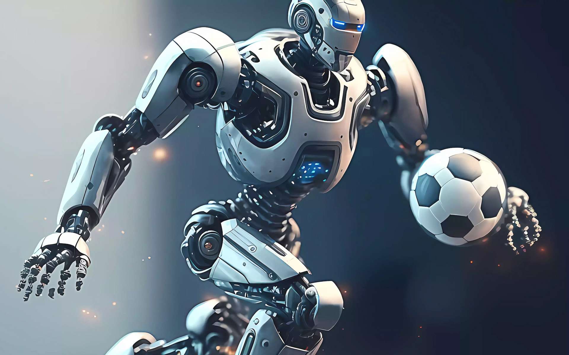 Ces robots humanoïdes font des prouesses au football : ils dribblent et tirent comme des humains !