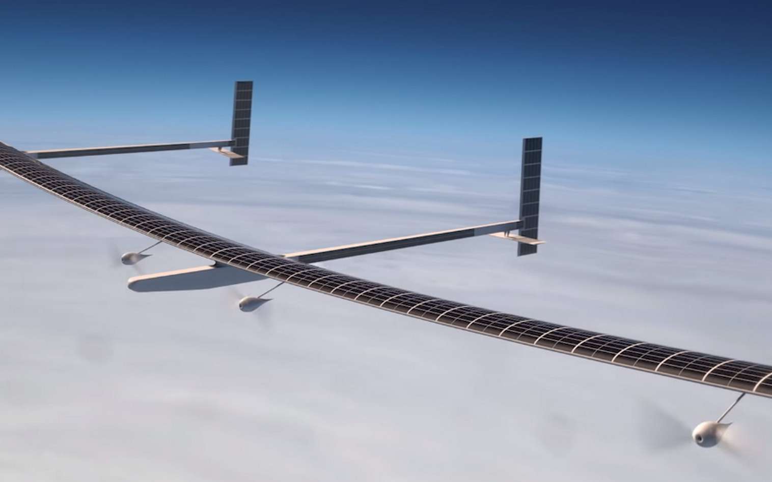 Une vue simulée du drone solaire Odysseus de Boeing. © Aurora Flight Sciences