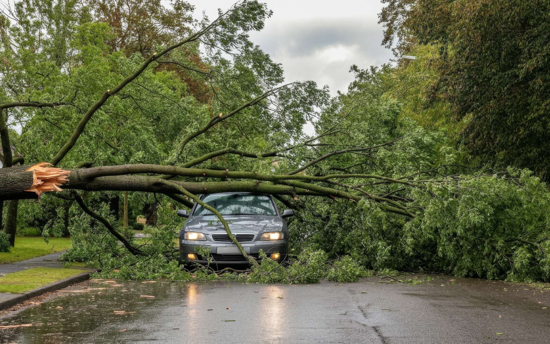 En images : le chaos semé par la tempête Bert en France et au Royaume-Uni