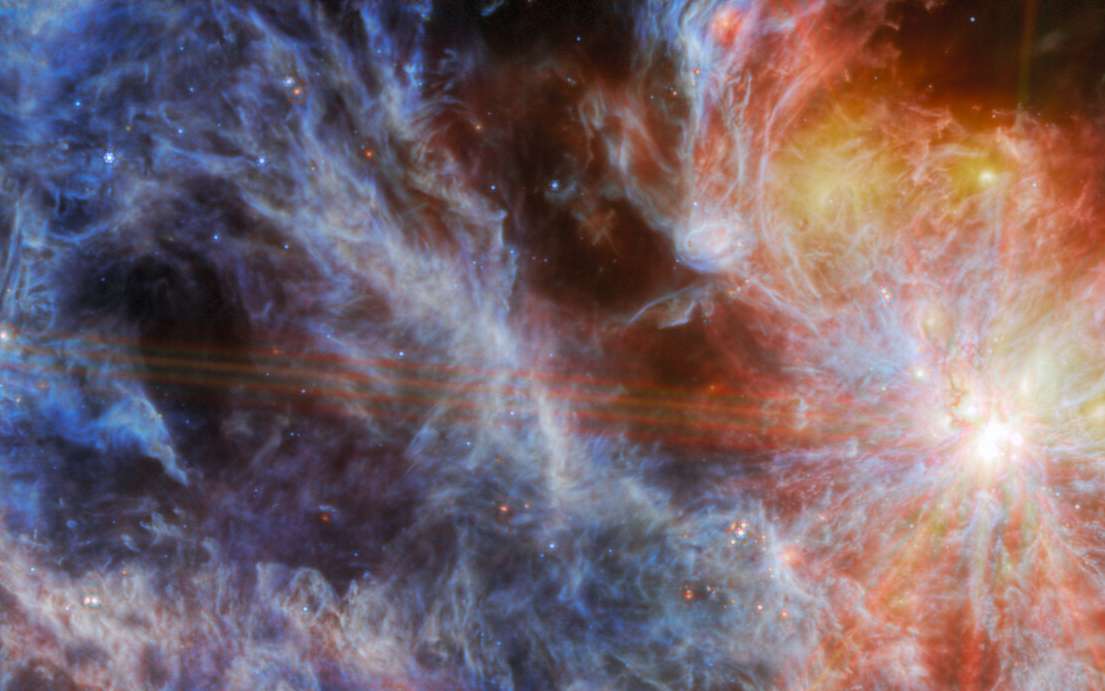 Le télescope James-Webb fait un zoom spectaculaire sur une pouponnière d'étoiles d'une galaxie voisine