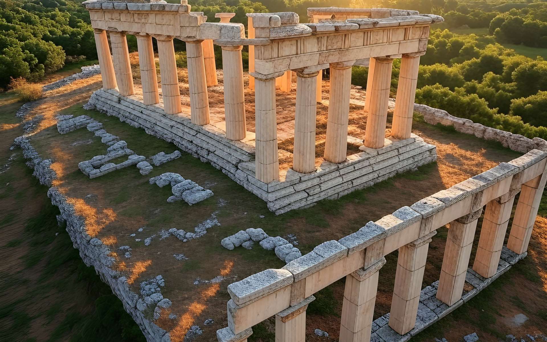 À quel héros inconnu était dédié ce site mystérieux découvert en Grèce ?