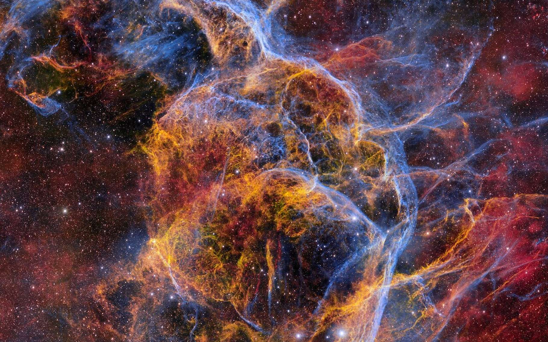 Une image splendide des restes d'une étoile qui a explosé il y a quelques milliers d'années !