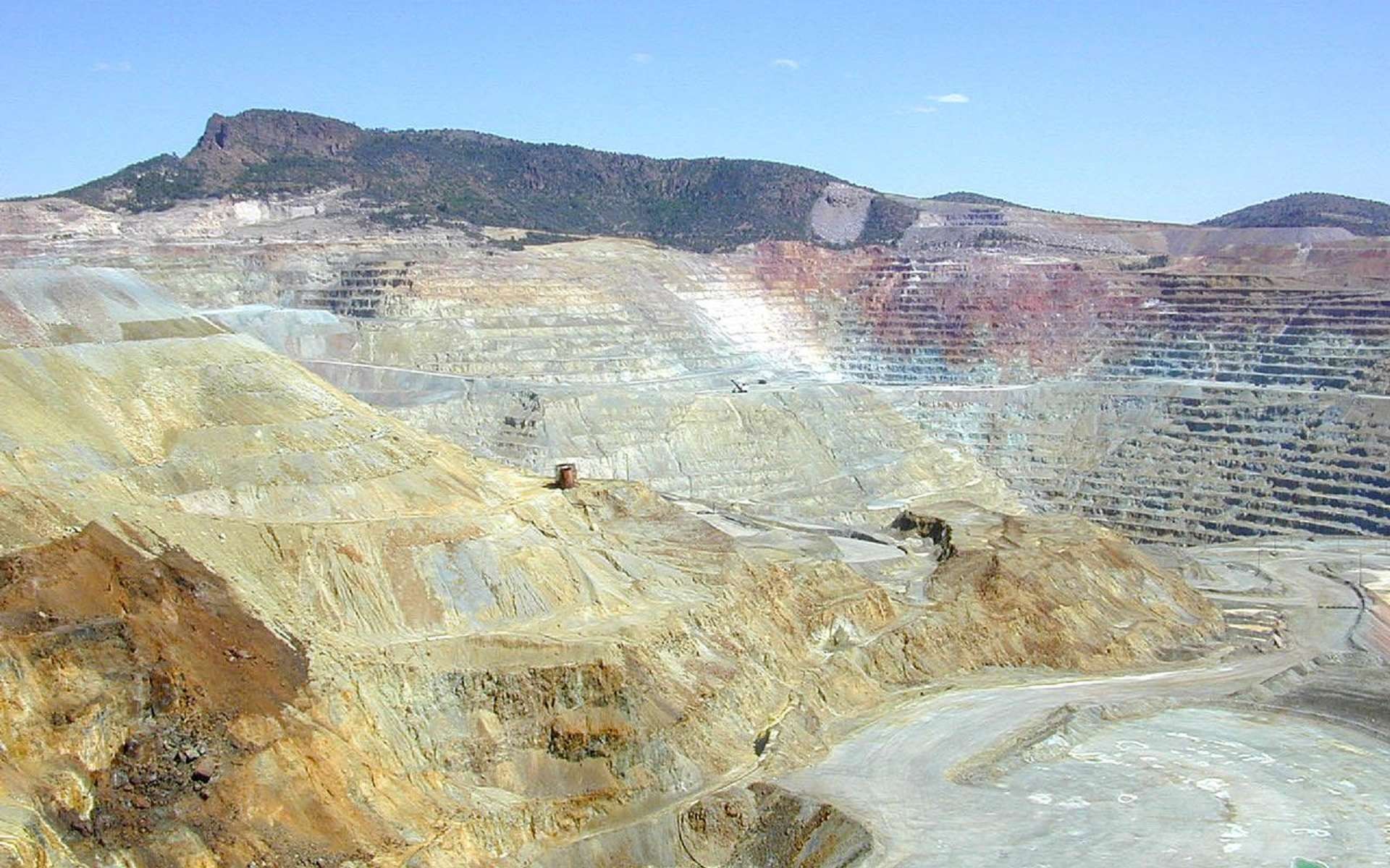 Mine de cuivre au Nouveau Mexique. © Marshman, Wikimedia Commons, CC by-sa 3.0