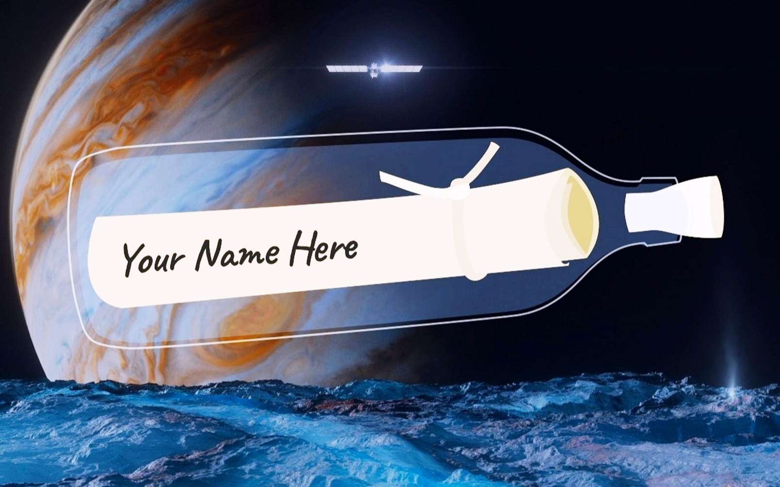 Dernière chance pour graver votre nom sur la sonde de la Nasa qui cherchera la vie autour de Jupiter