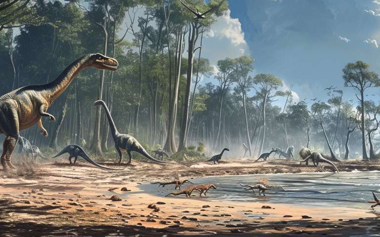 Sur cette plage de France, des dinosaures ont laissé des traces de leurs passages