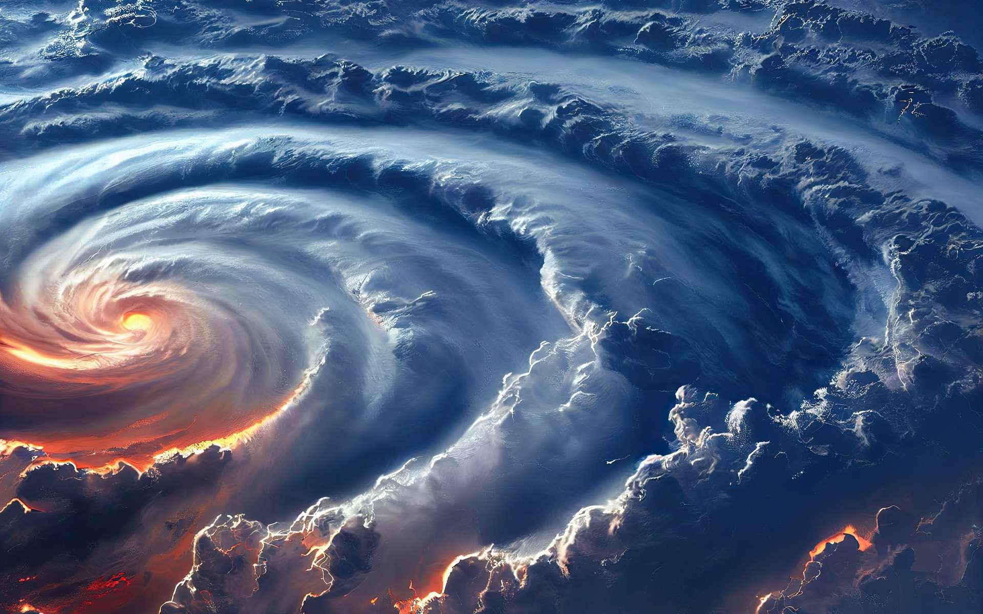Phénomène météo extraordinaire : la spirale nuageuse