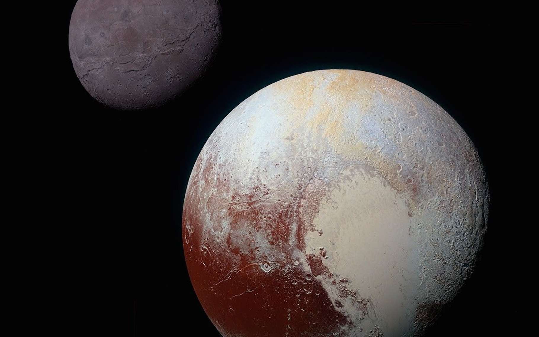 Un baiser et c'est pour la vie : voici l'histoire étonnante de Pluton et Charon aux confins du Système solaire