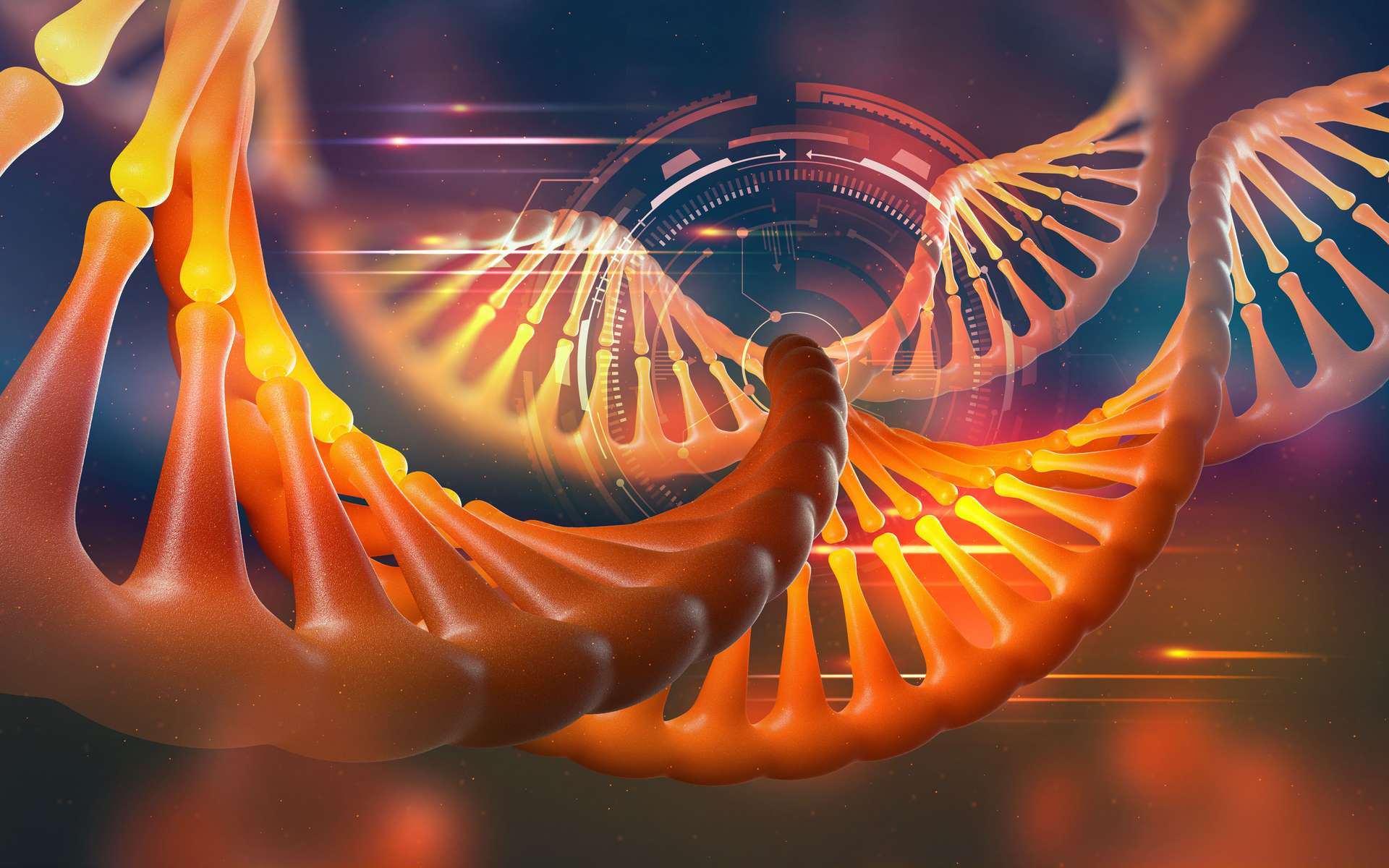 Une nouvelle technologie pourrait multiplier par cent la vitesse d’écriture des données sur l’ADN. © Siarhei, Adobe Stock