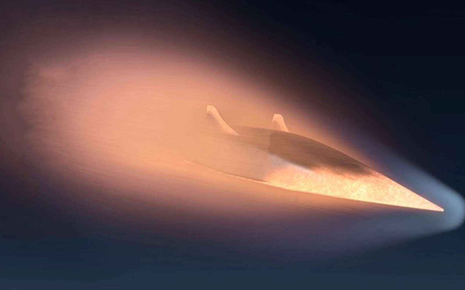 Image virtuelle du planeur hypersonique AGM-183A de Lockheed Martin. © Lockheed Martin