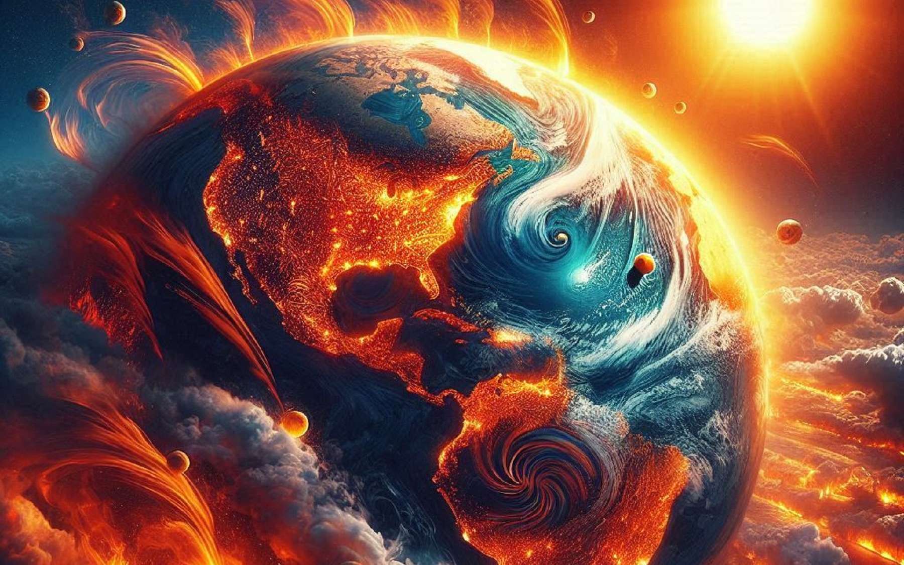 Les experts n'en reviennent pas : la courbe de température de 2024 survole toutes les autres de l'histoire !