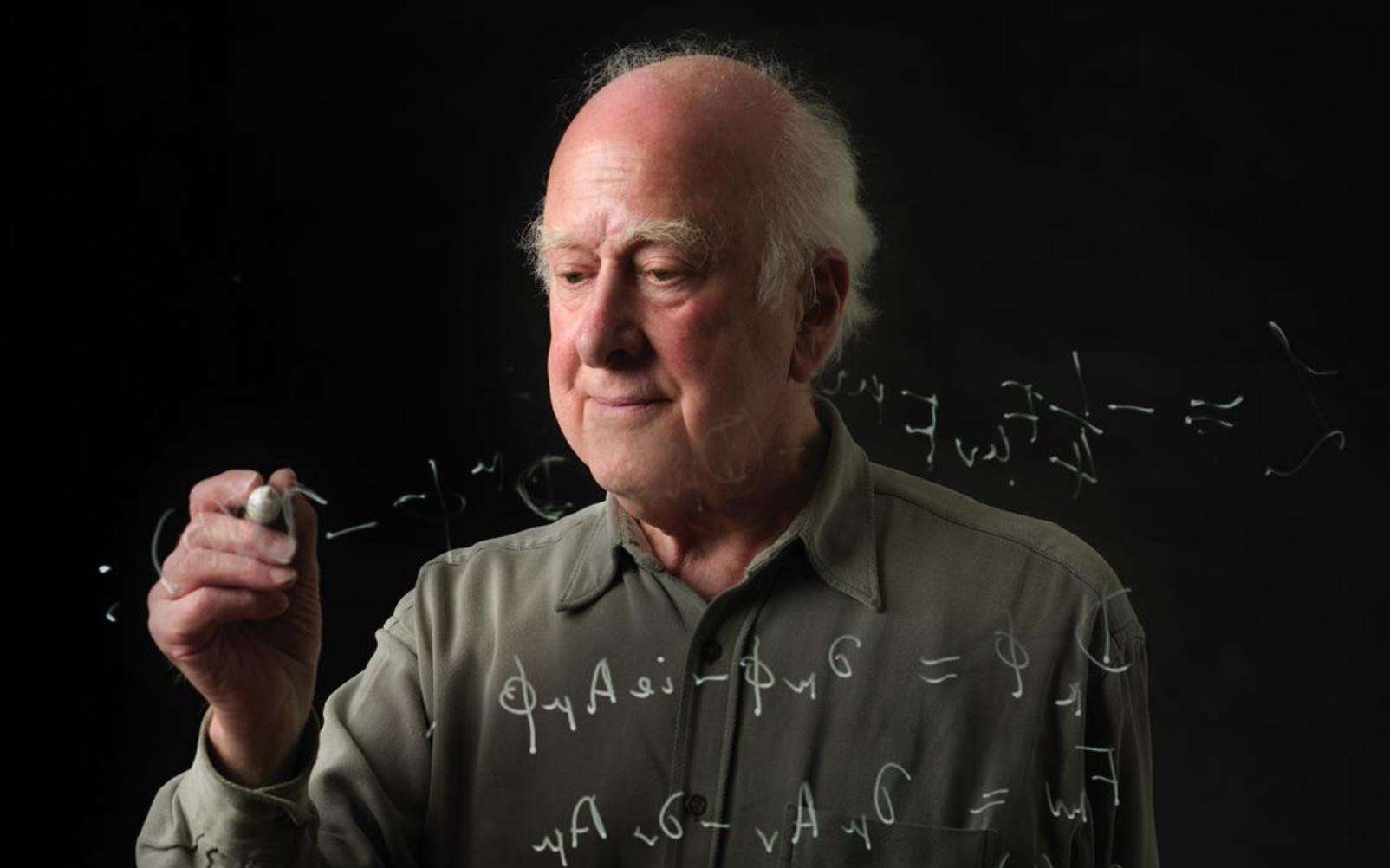Peter Higgs, l'un des physiciens ayant découvert le mécanisme de Brout-Englert-Higgs. © Claudia Marcelloni, Cern