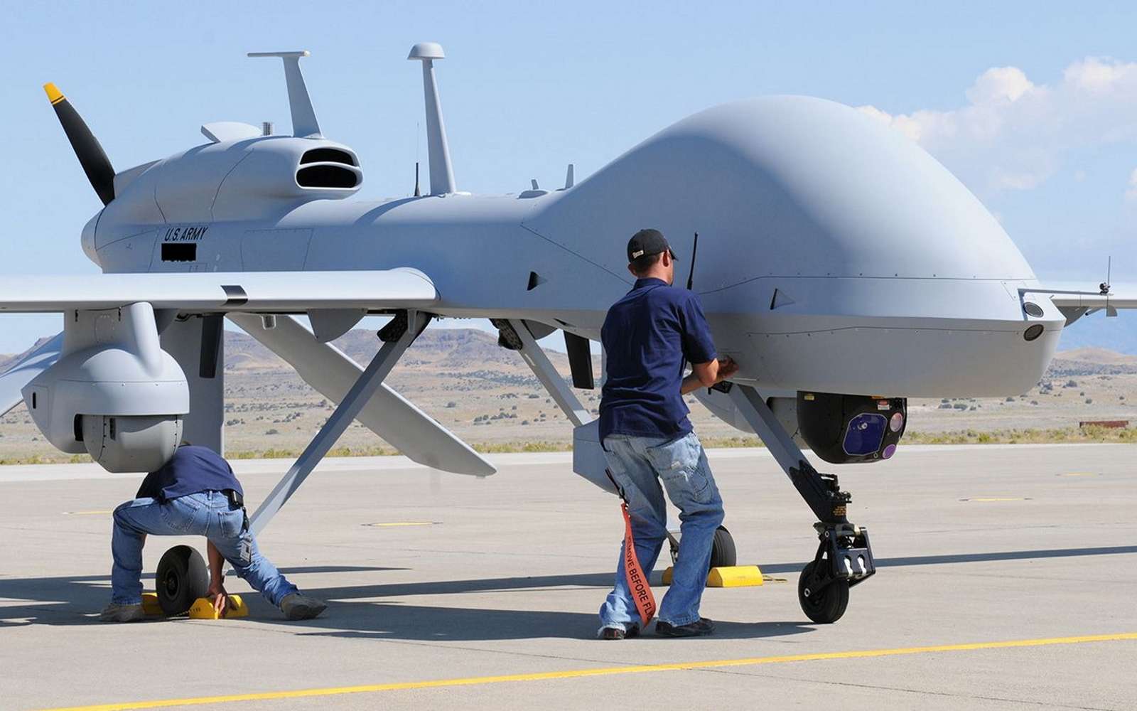 Les États-Unis comptent vendre quatre drones MQ-1C Gray Eagle à l’Ukraine. © US Army