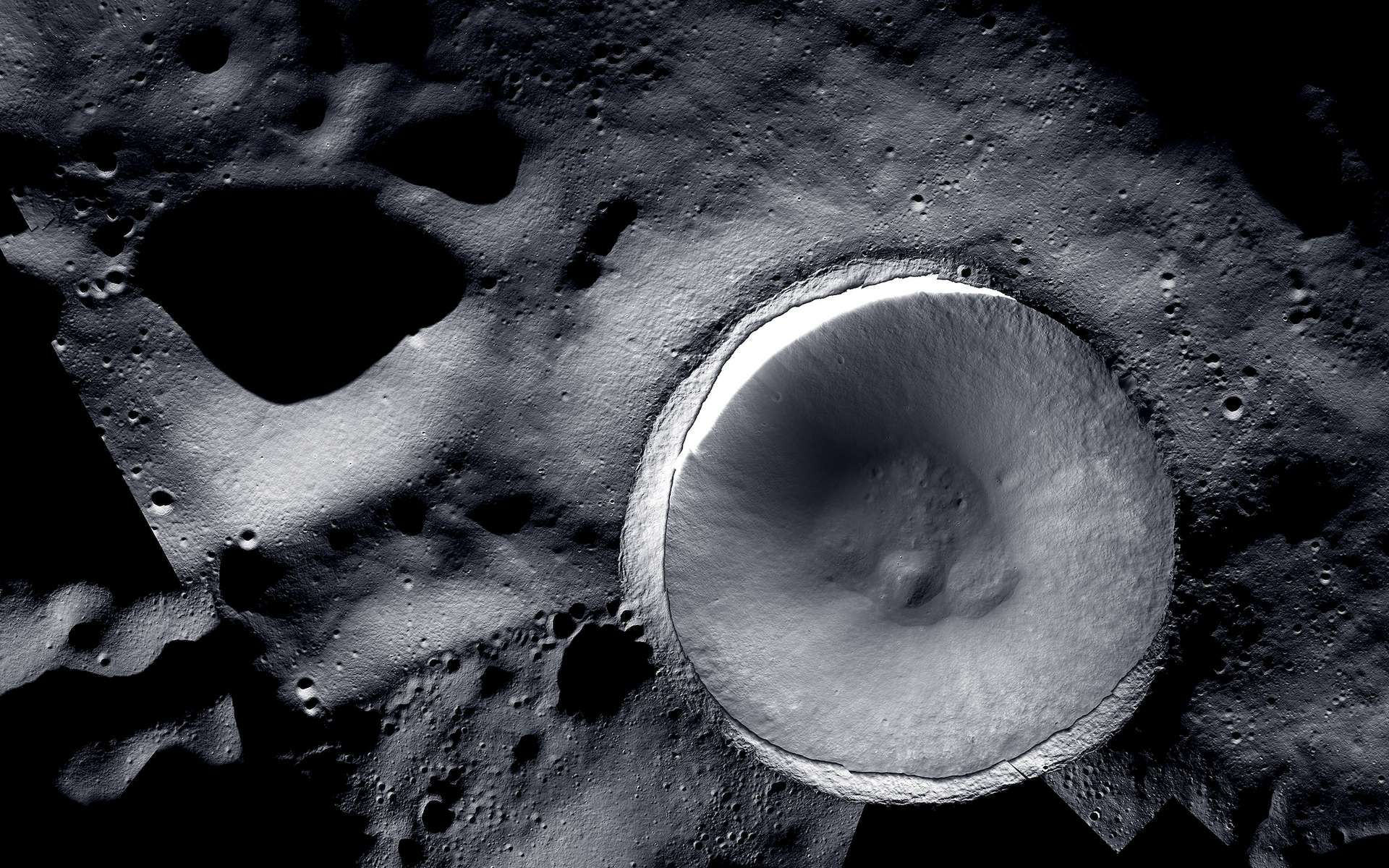 Les zones cachées du pôle sud de la Lune enfin dévoilées