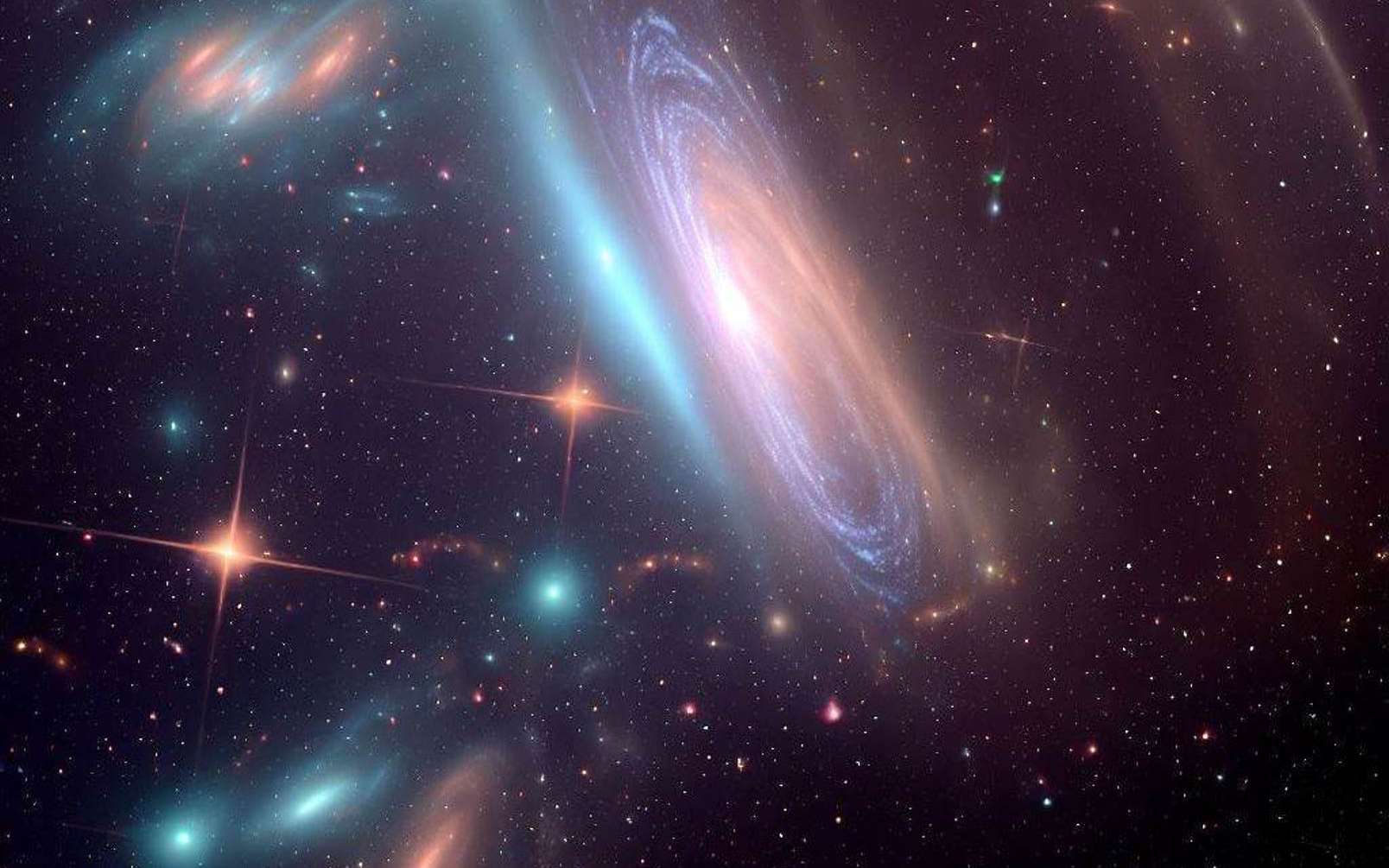 Les gros amas de galaxies pourraient être nés de fluctuations quantiques