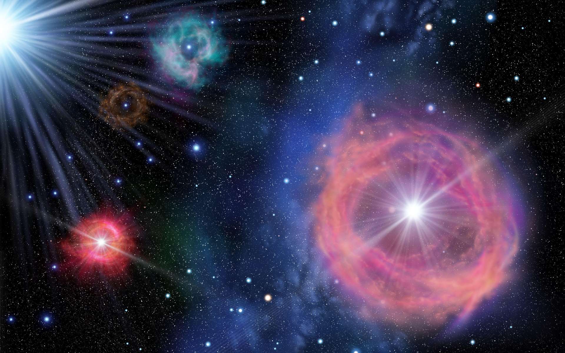 Des traces des supernovae à antimatière ont été découvertes autour de la Voie lactée