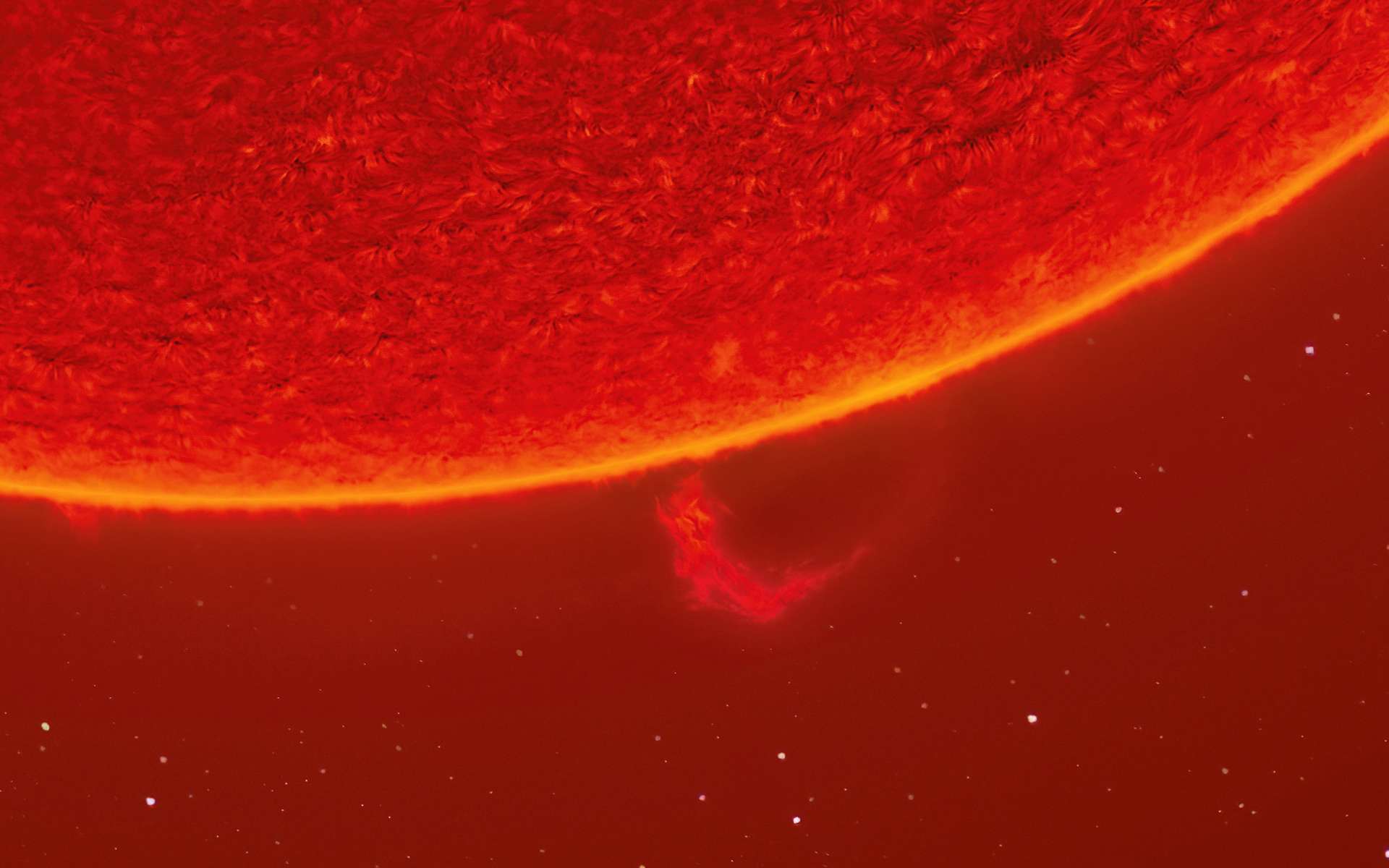 Cette incroyable photo du soleil a été réalisée avec plus de 100.000 clichés
