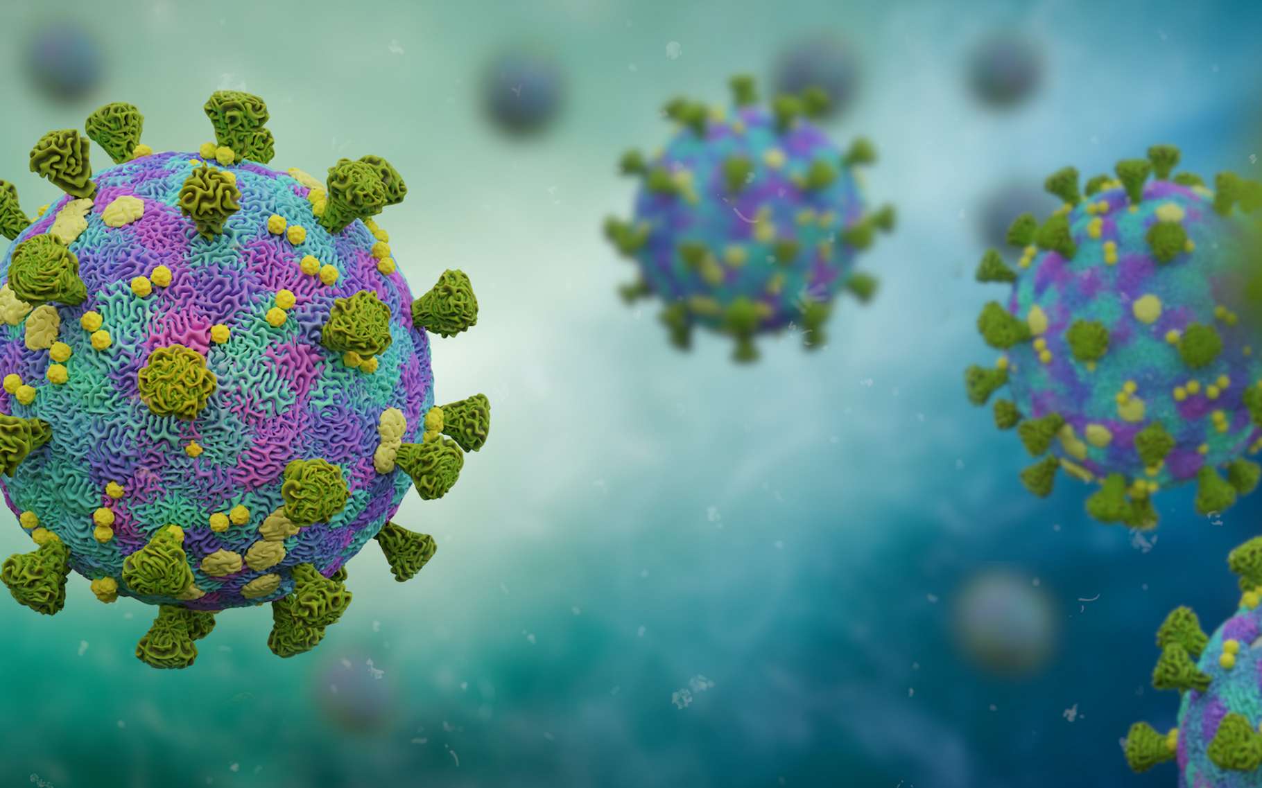 Le coronavirus responsable de la Covid-19 est un virus à ARN. Du même type, donc, que les 5.500 nouveaux virus que des chercheurs de l’université de l’État de l’Ohio (États-Unis) viennent d’identifier dans les océans du monde. © dottedyeti, Adobe Stock