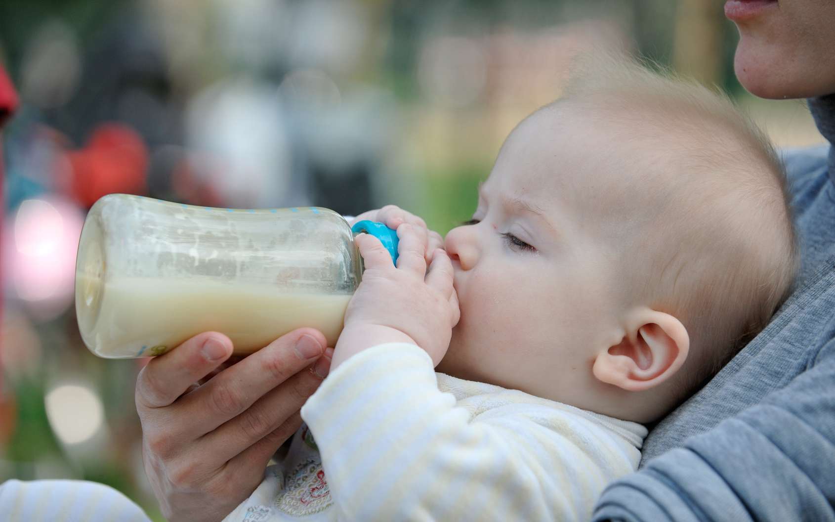 Dans le biberon de bébé, il y a du bisphénol S à une quantité réglementée de 0,05 mg/kg. © Nicolas Larento, Fotolia