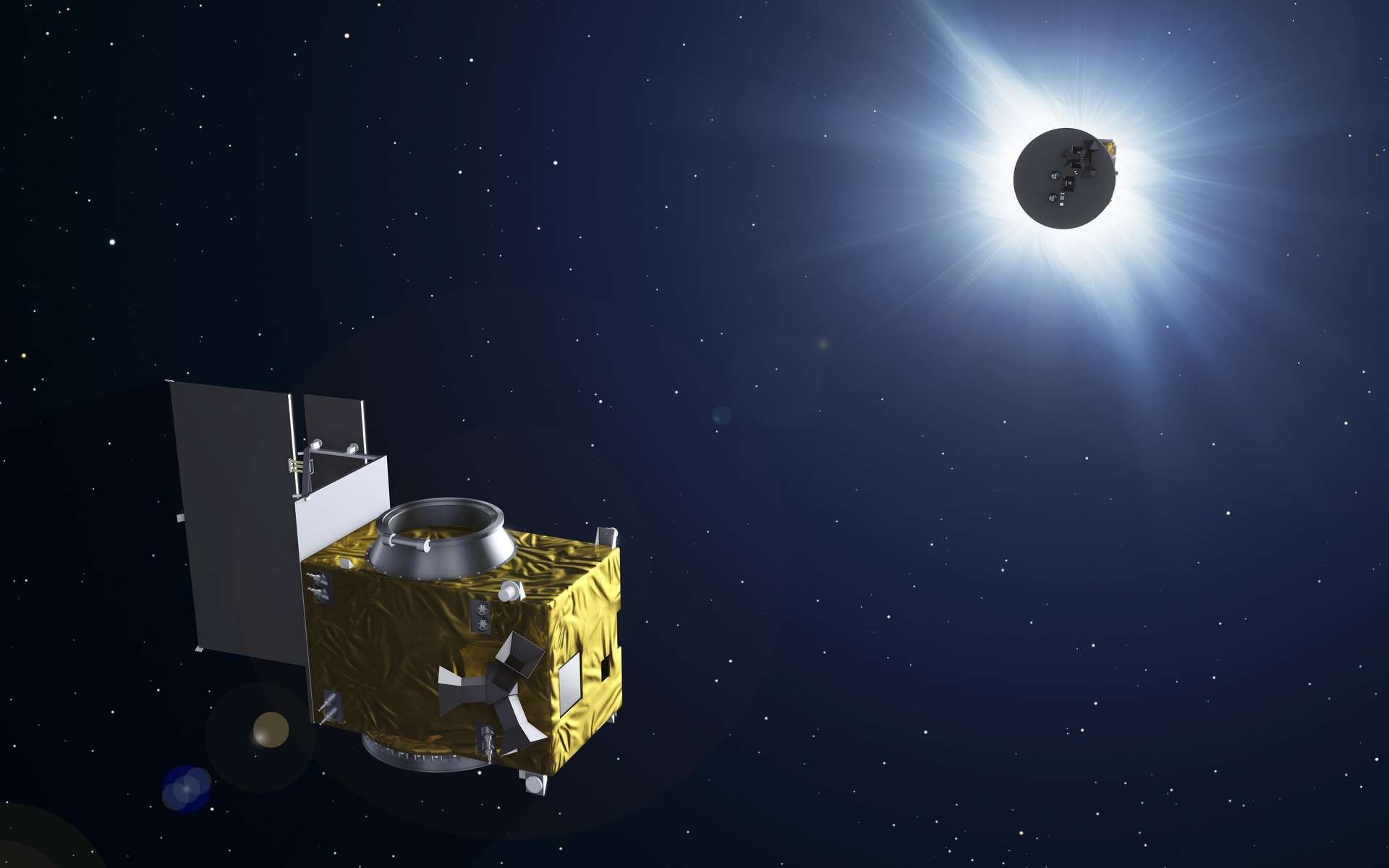 Un duo de satellites réalisera des éclipses du Soleil pendant plusieurs heures !