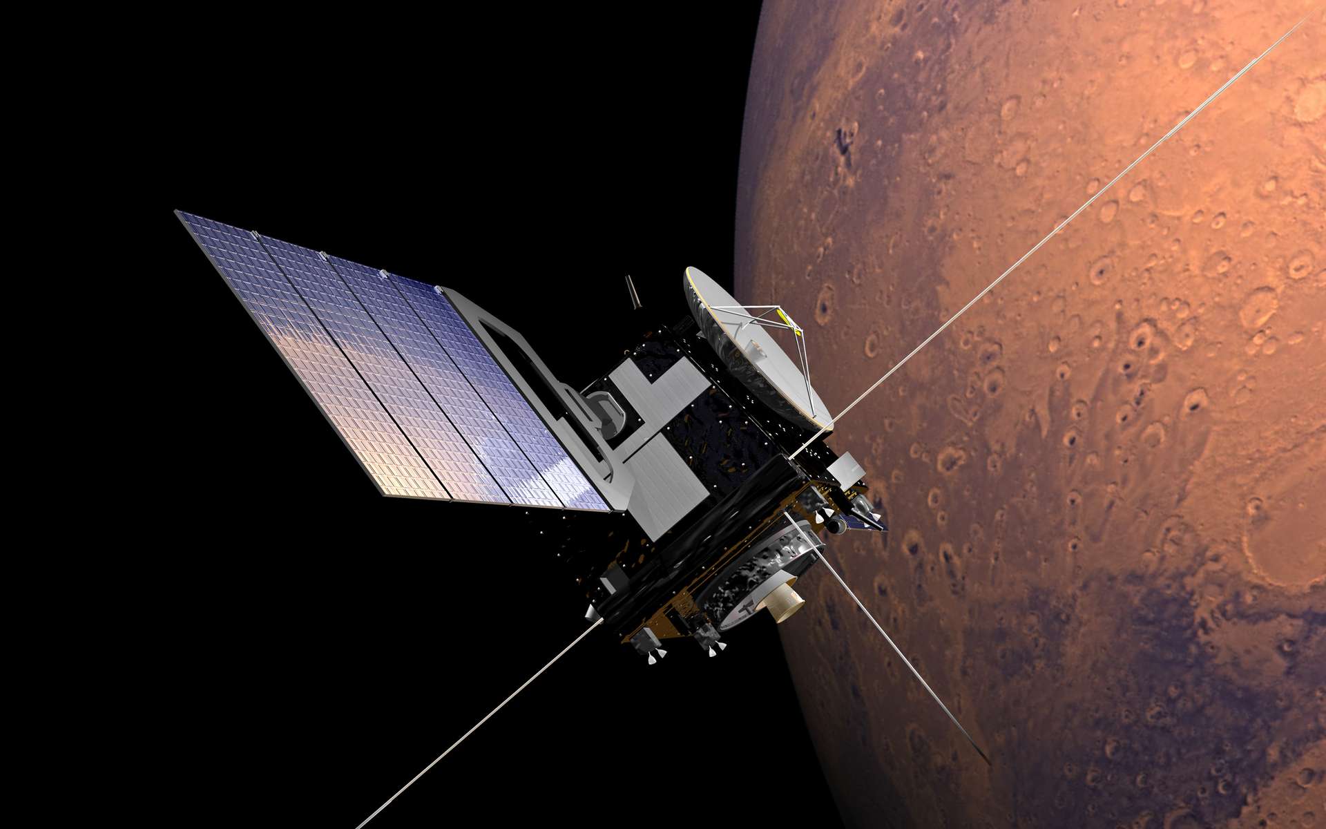 D'étranges interactions avec les vents solaires détectées sur Phobos, lune de Mars